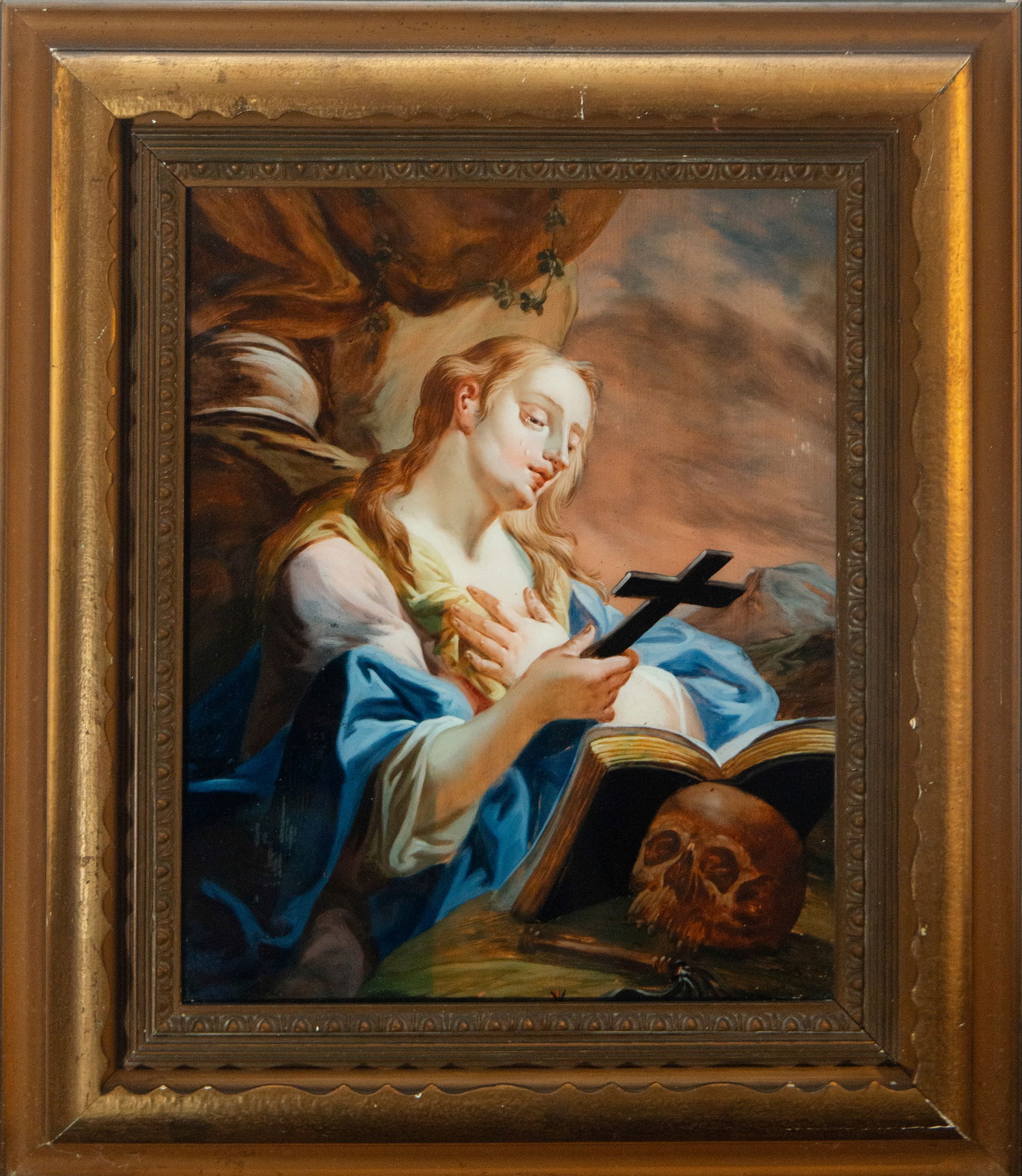 Important Italian Mary Magdalene, Neapolitan School, 18th Century (1 of 5)