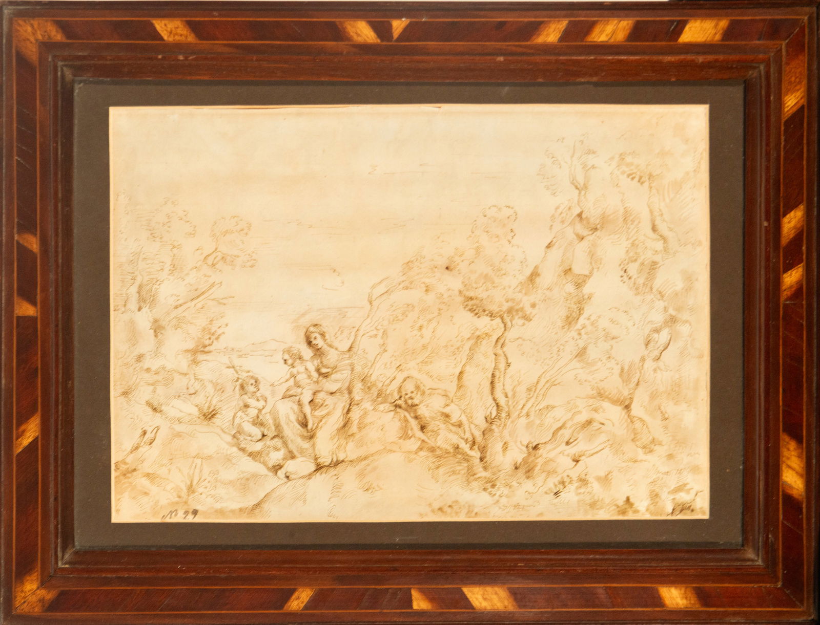 Holy Family with Saint John the Baptist, Italian or Spanish School, 17th Century (1 of 7)