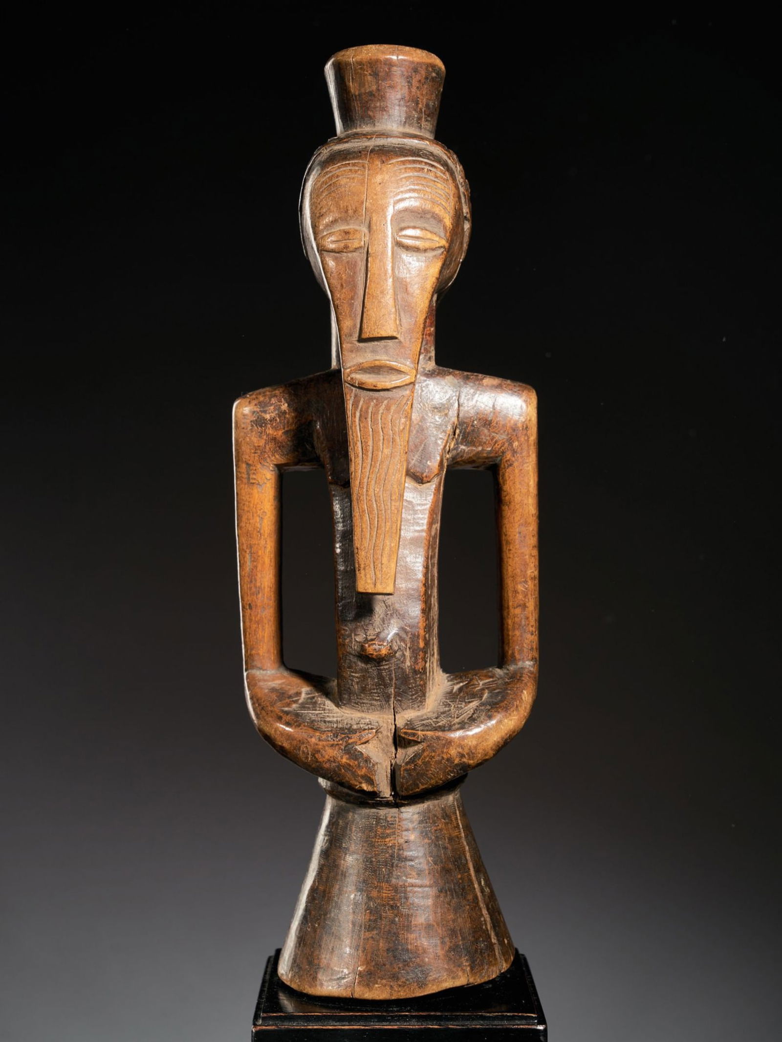 Janiform power figure of the Kusu people, Democratic Republic of Congo, 20th century (1 of 3)