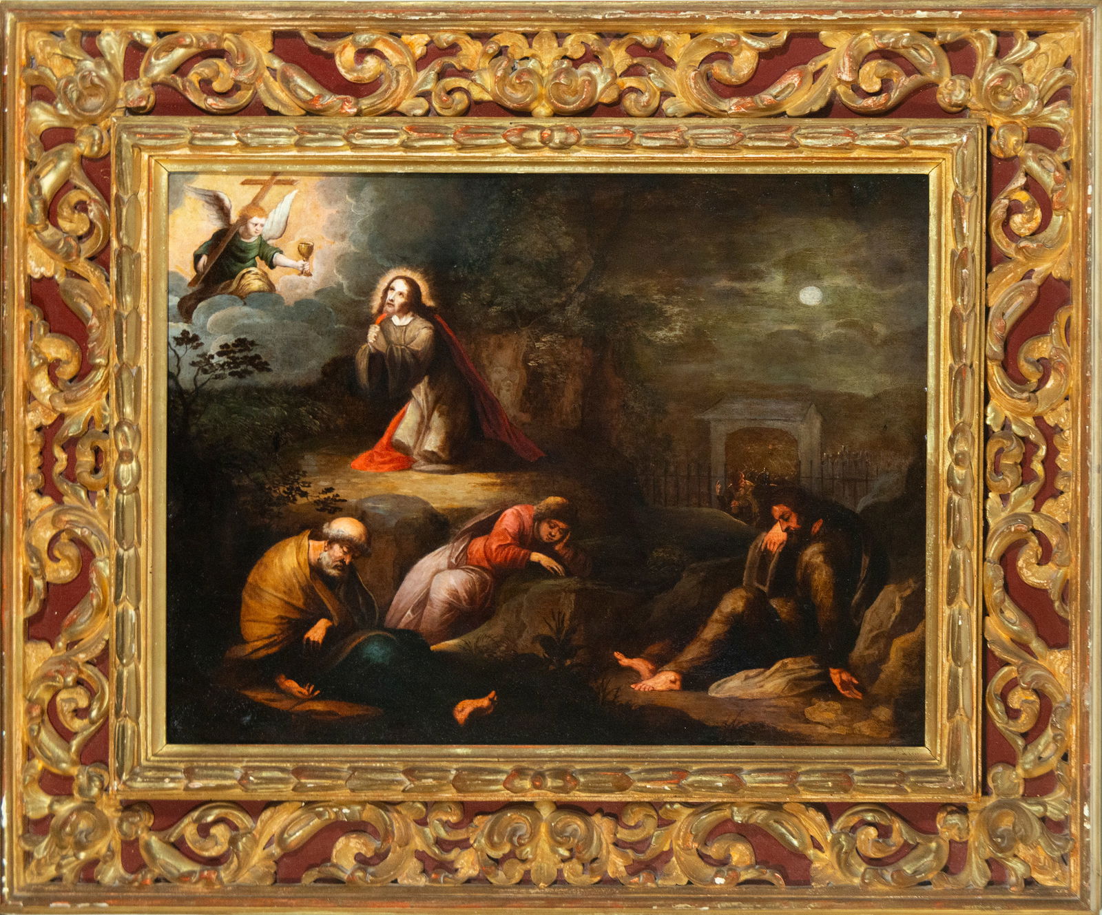 The Prayer in the Garden of Gethsemane - Bassano School. 17th Century (1 of 4)