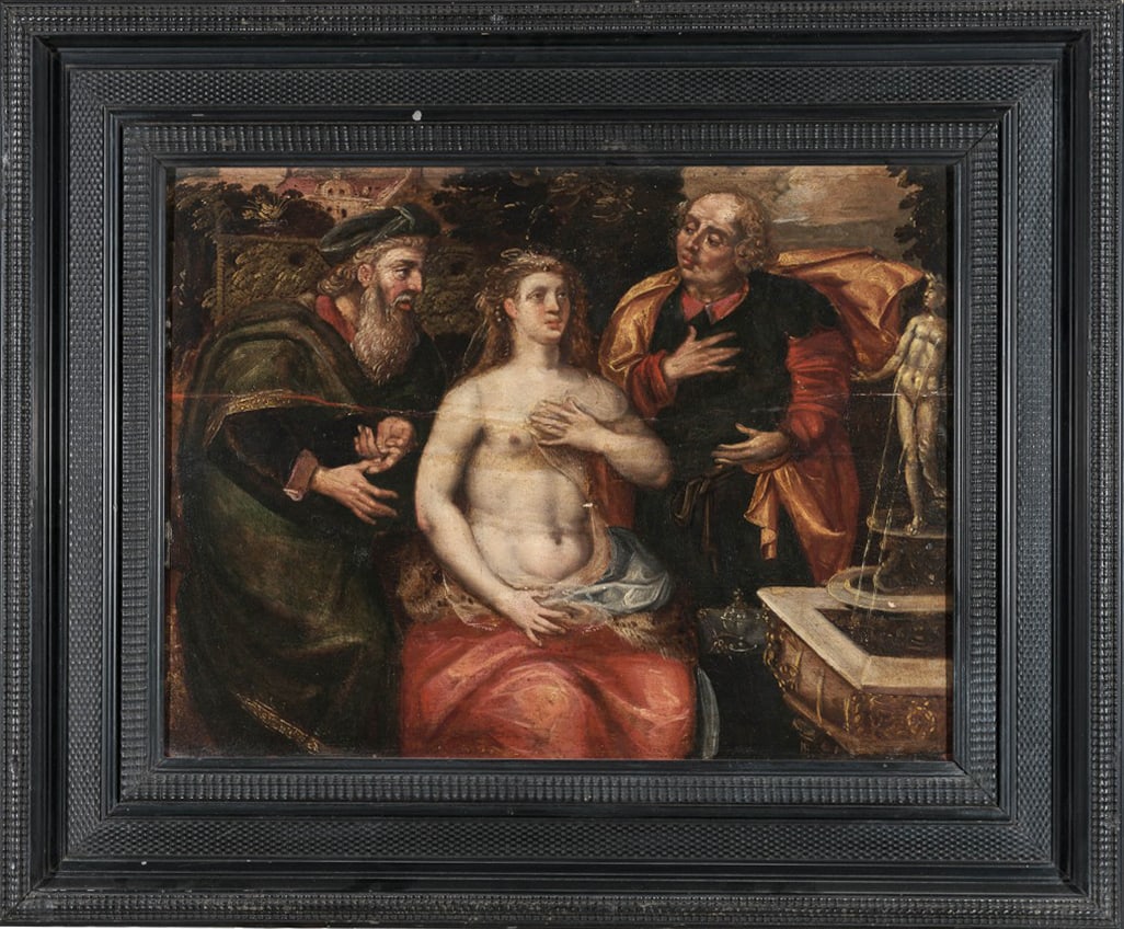 Susana and the Elders – Flemish School – 16th Century (1 of 7)