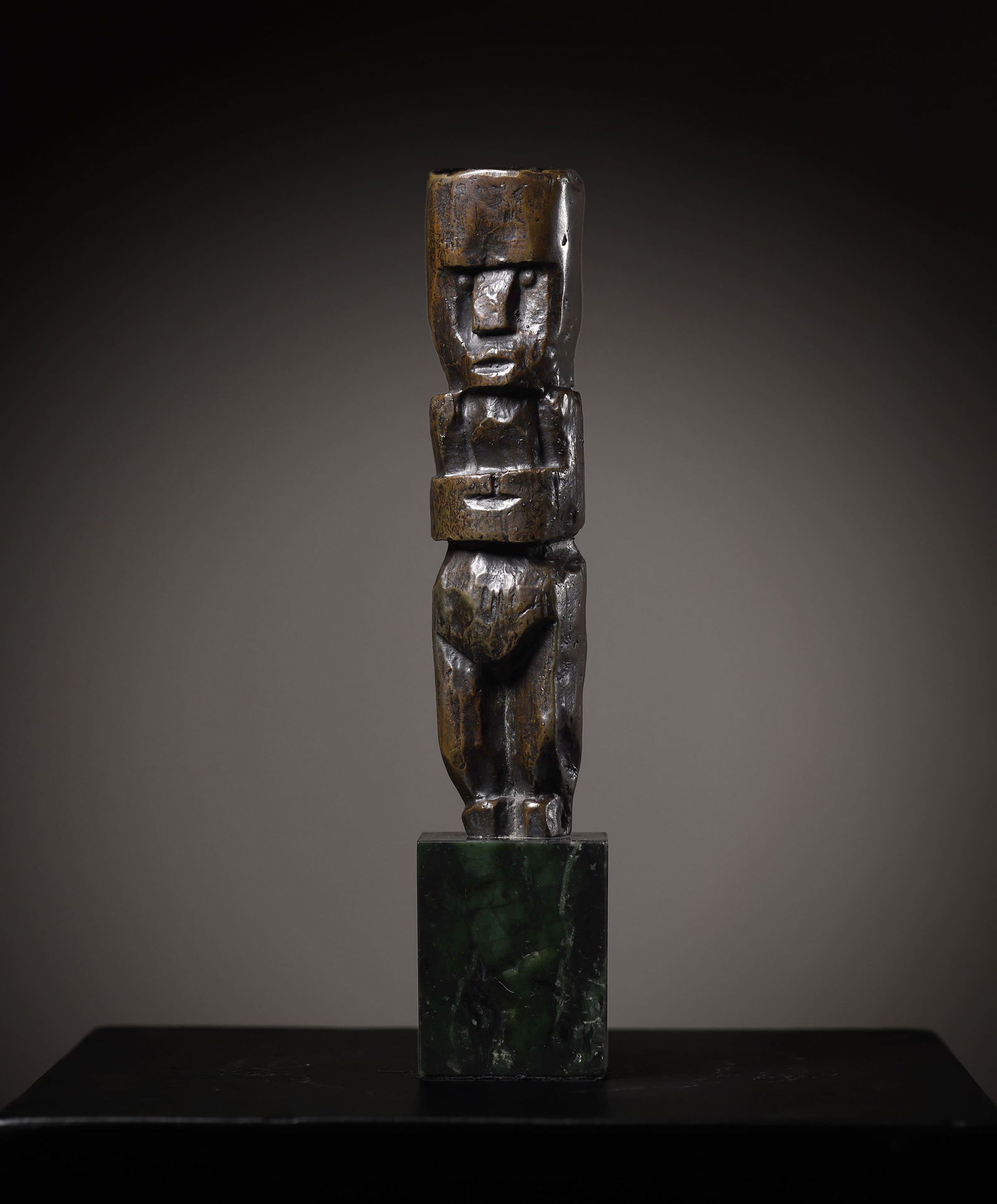 Possibly after Picasso, La Poupée, figure 6 - In bronze with a jade base (1 of 6)