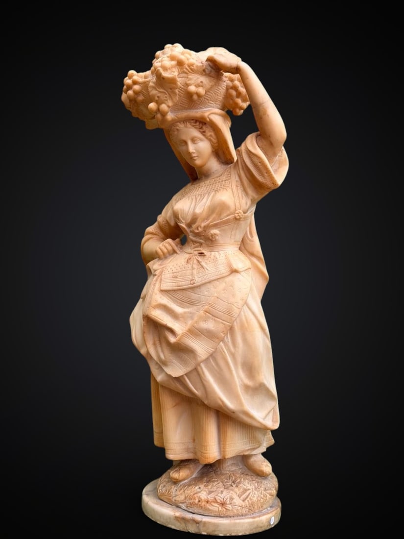 Lady with Floral Headdress. European School. 19th Century (1 of 8)