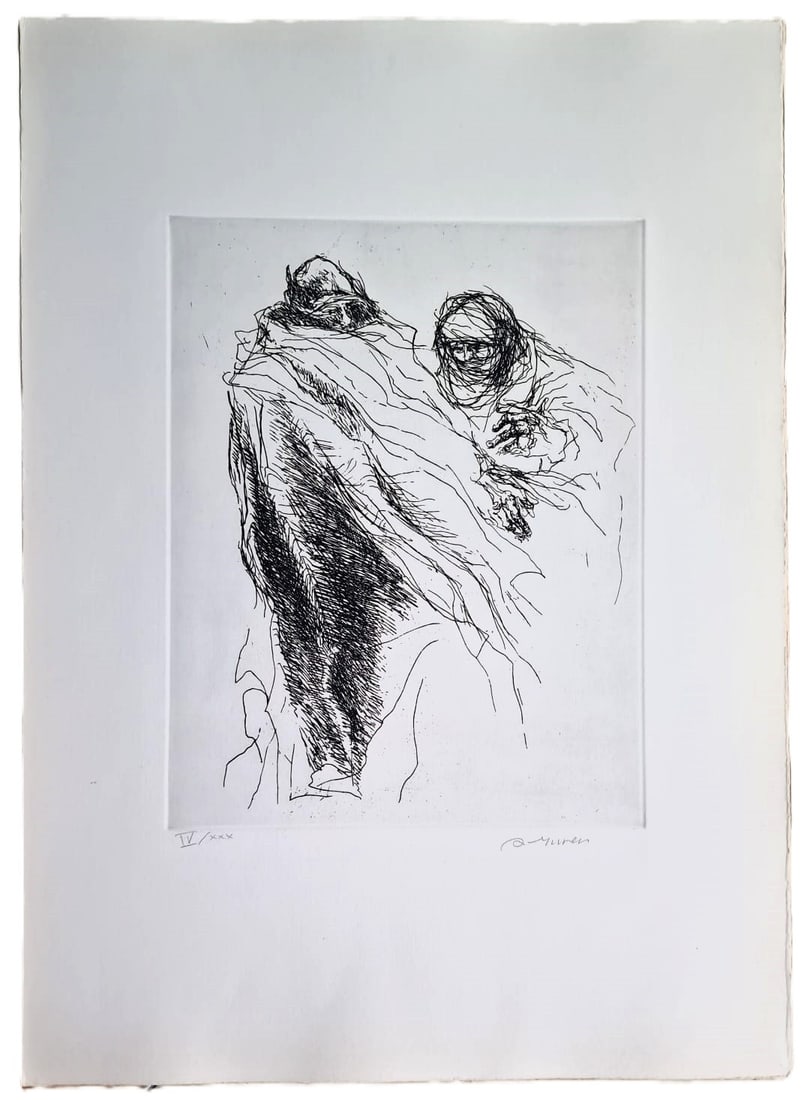 Augusto Murer (Falcade, Belluno, 1922–1985) – Ghe rivarem a baita? IV (1 of 2)