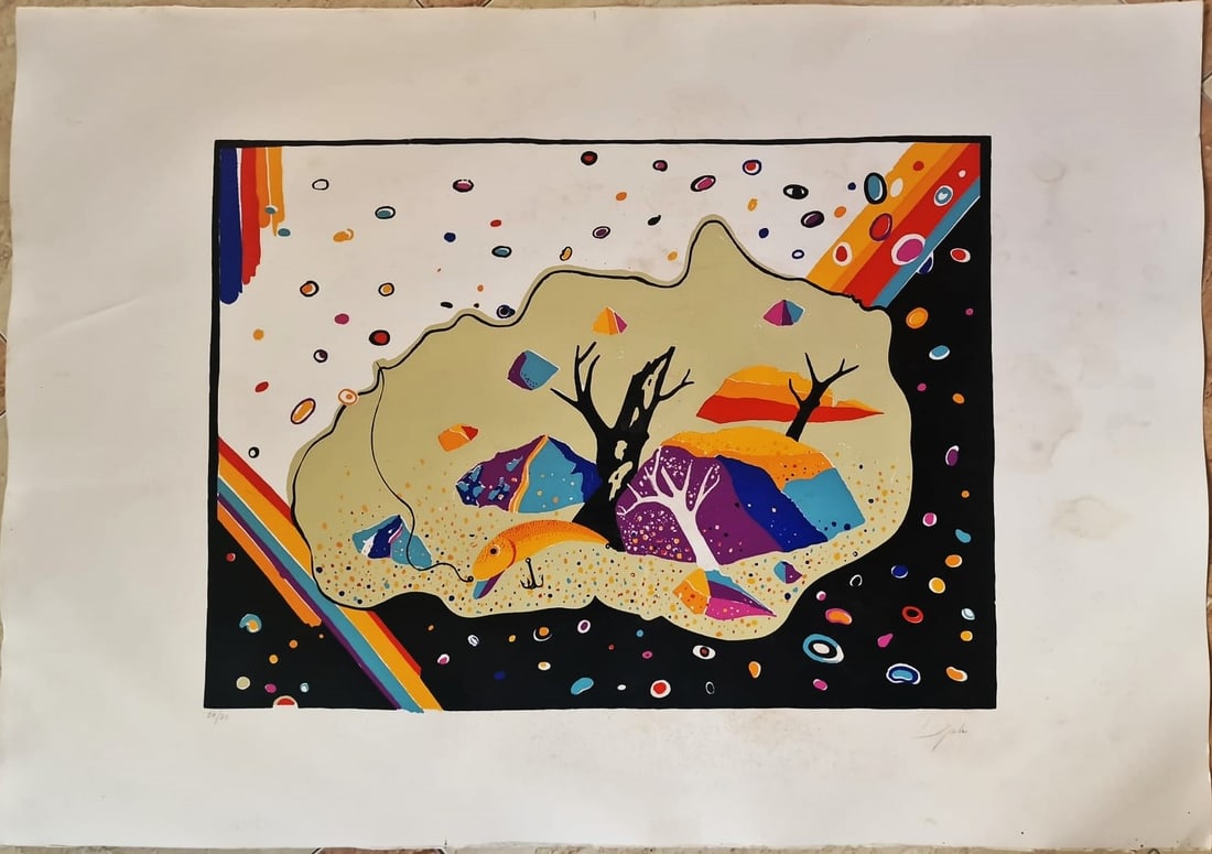 Zivko Djak (Eastern Europe, active in the second half of the 20th century) – Senza titolo (1 of 5)