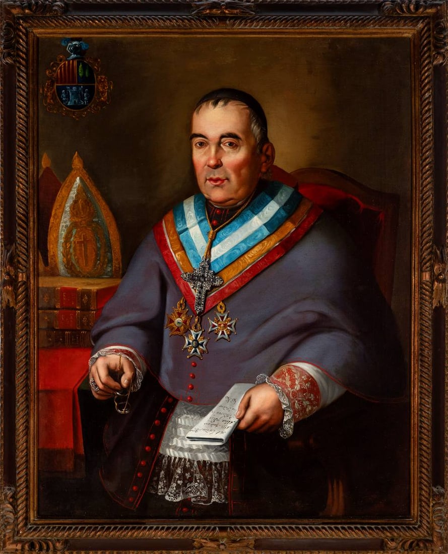 VICENTE LÓPEZ PORTAÑA (Valencia, 1772 – Madrid, 1850) “Portrait of Antonio Allué y Sessé??. (1 of 5)