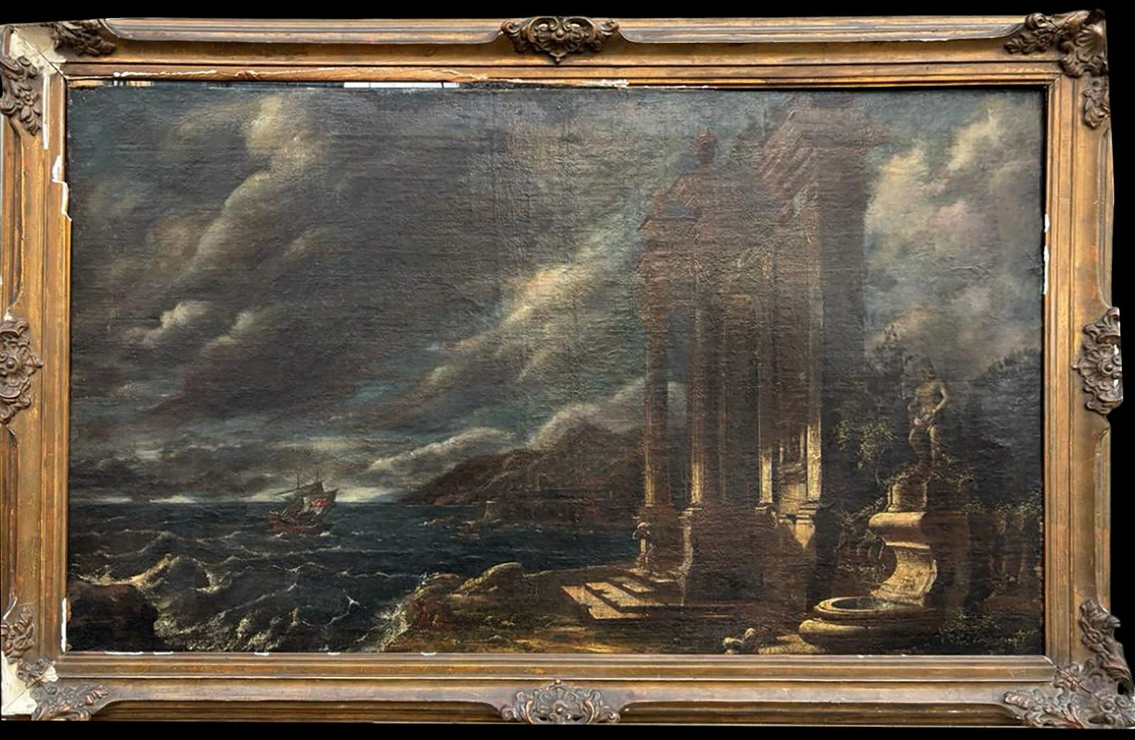 Spectacular Italian Caprice, Italian School of the 17th Century (1 of 5)