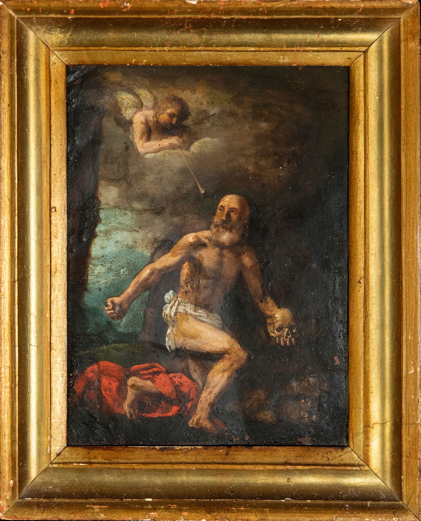 17th Century Italian-Flemish School - Saint Jerome (1 of 5)