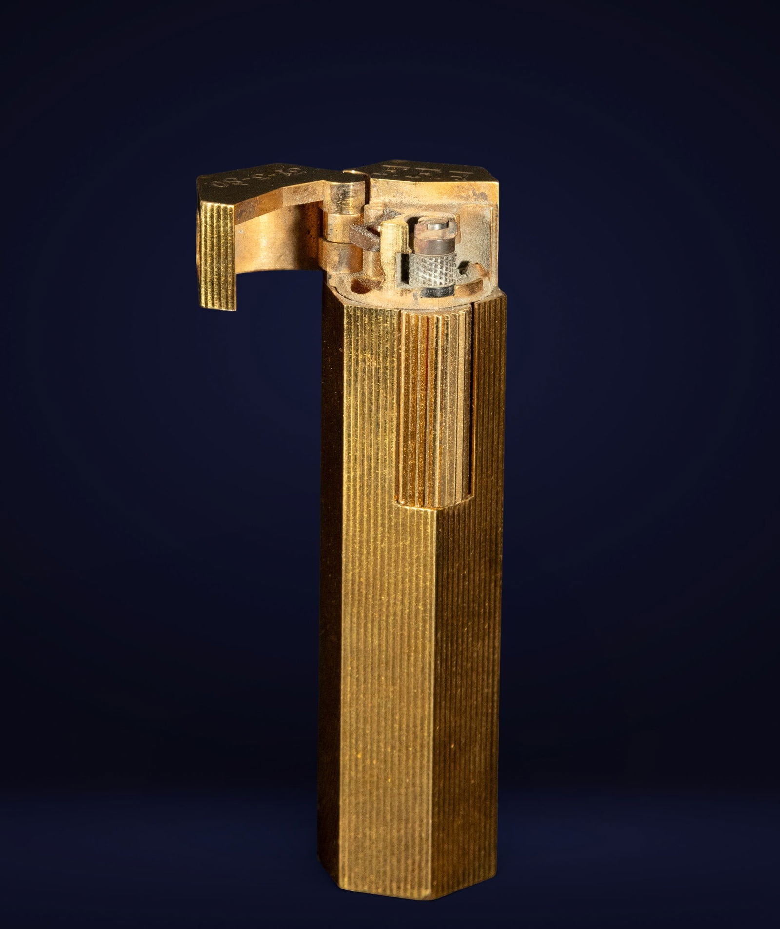 Elegant Celine lighter in 20 micron gold plating (1 of 6)