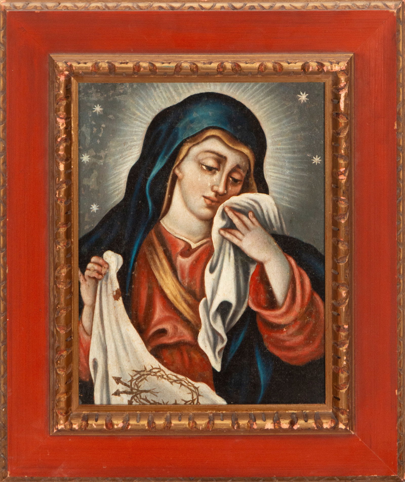Our Lady of Sorrows. Peruvian Viceroyalty School. 18th Century (1 of 4)