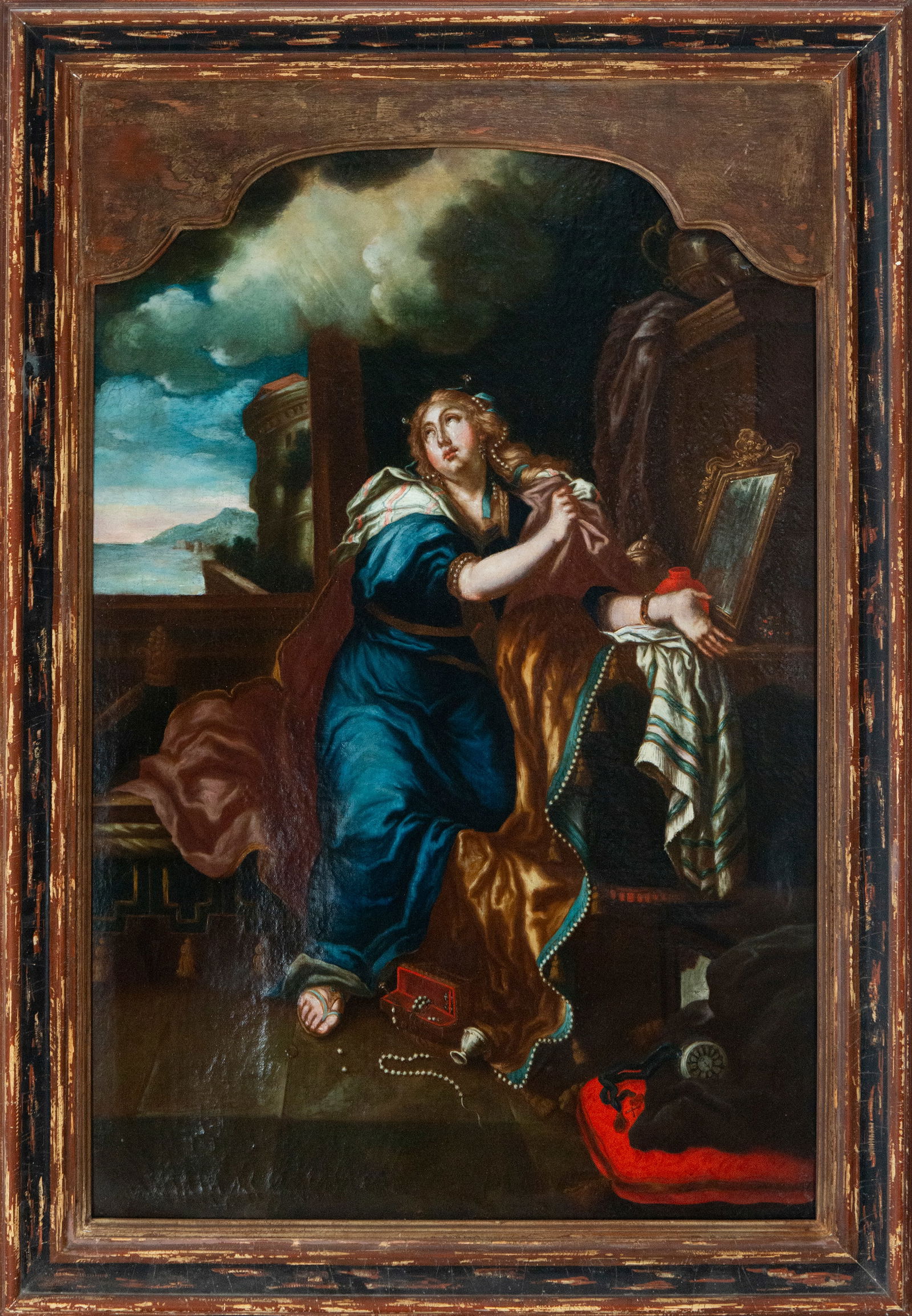 Saint Mary Magdalene as a Penitent - Anonymous Flemish Baroque, 17th Century (1 of 6)