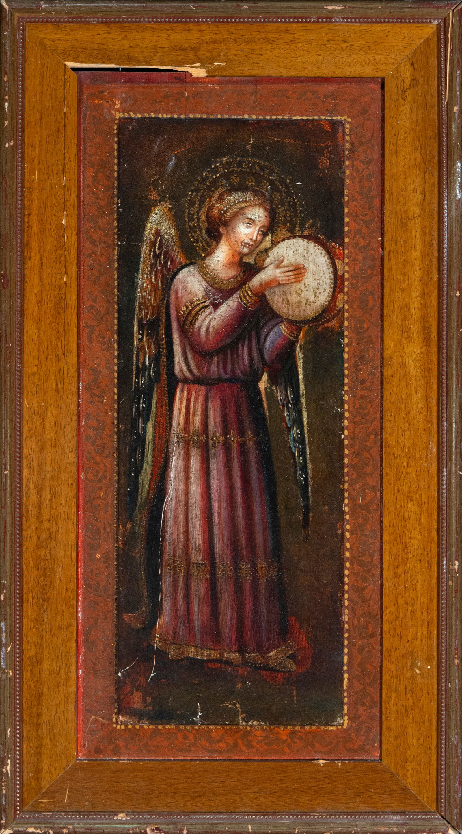 Angel, musician. Bolivian Colonial School, 18th-19th century. (1 of 6)