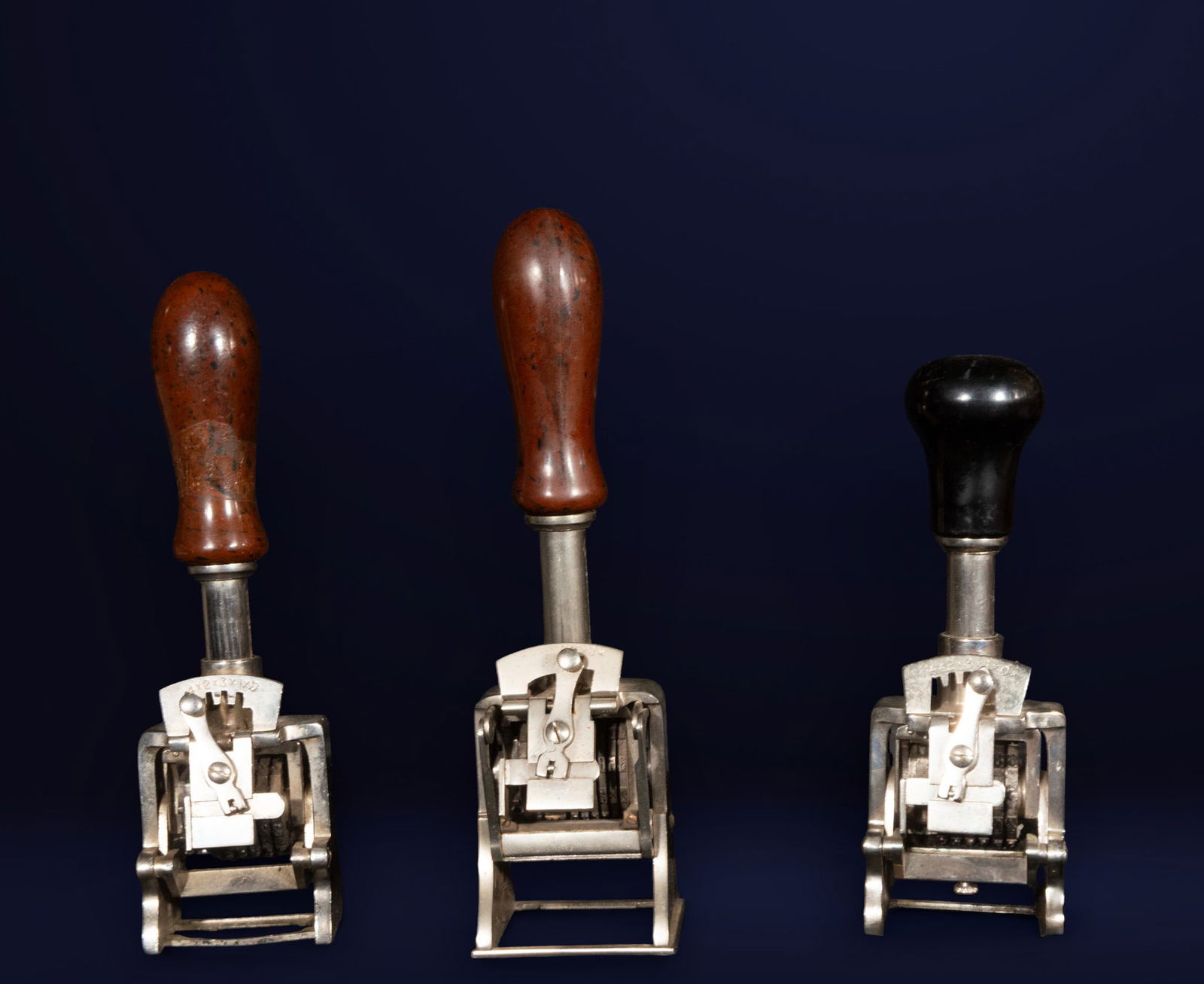 Set of three printer's stamps. European school. 20th century. (1 of 4)