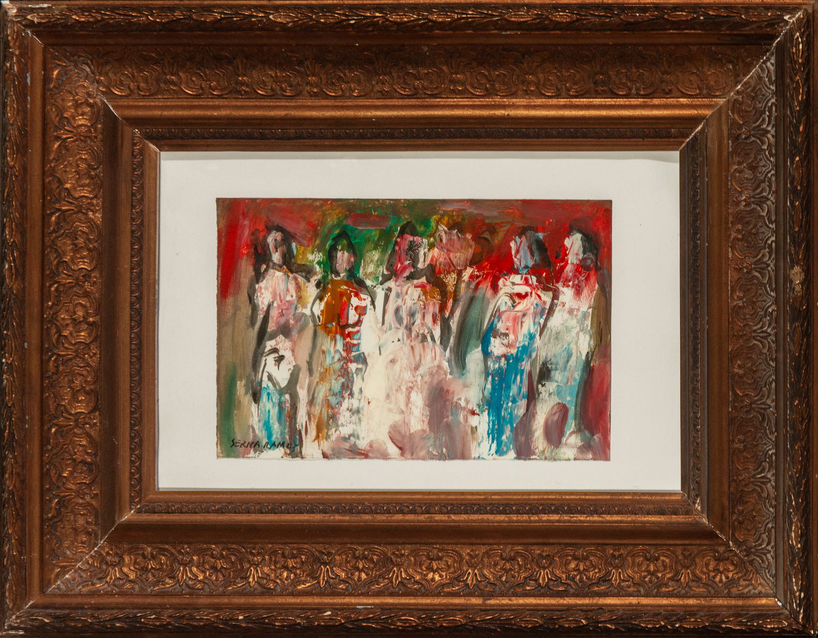 Characters. Signed. Jose Antonio Serna Ramos (Alicante, 16 de noviembre de 1927 - Valencia, 1 de ene (1 of 4)