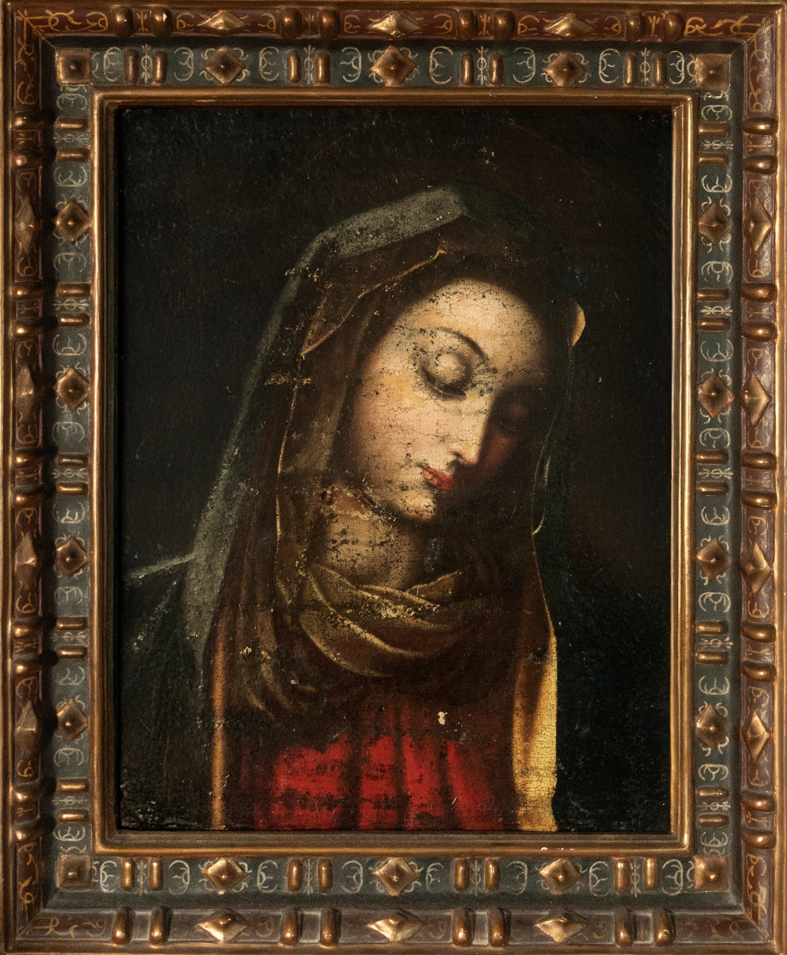Our Lady of Sorrows. Angelino de Medoro, attributed. Sevillian School of the 17th century (1 of 4)