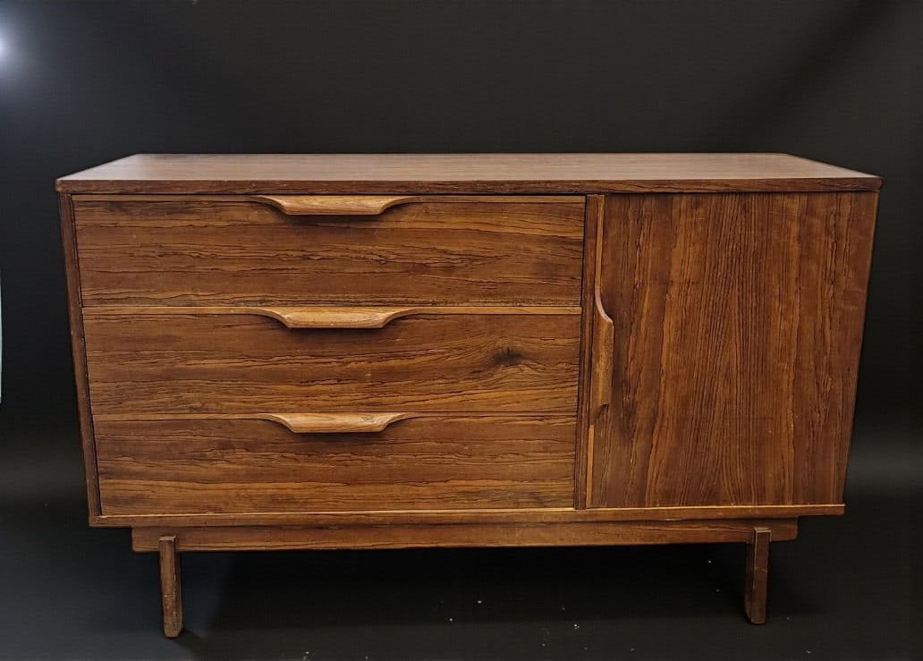 Teak wood chest of drawers, following Hans Olsen, Scandinavian Modern, 60's – Denmark (1 of 2)