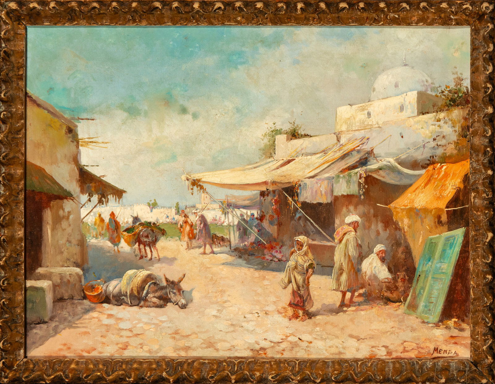 Orientalist School, signed Mensa, 19th-20th century (1 of 7)