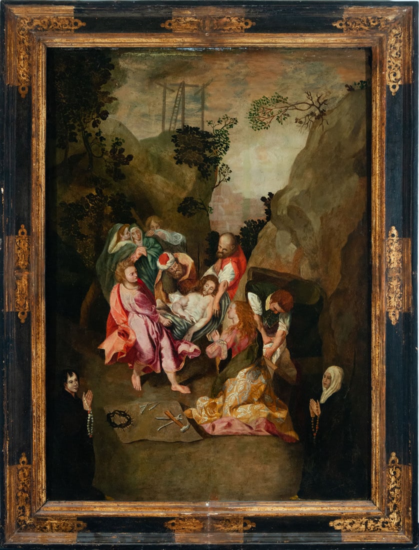 The Burial of Christ, Spanish Flemish school of the 16th century (1 of 7)
