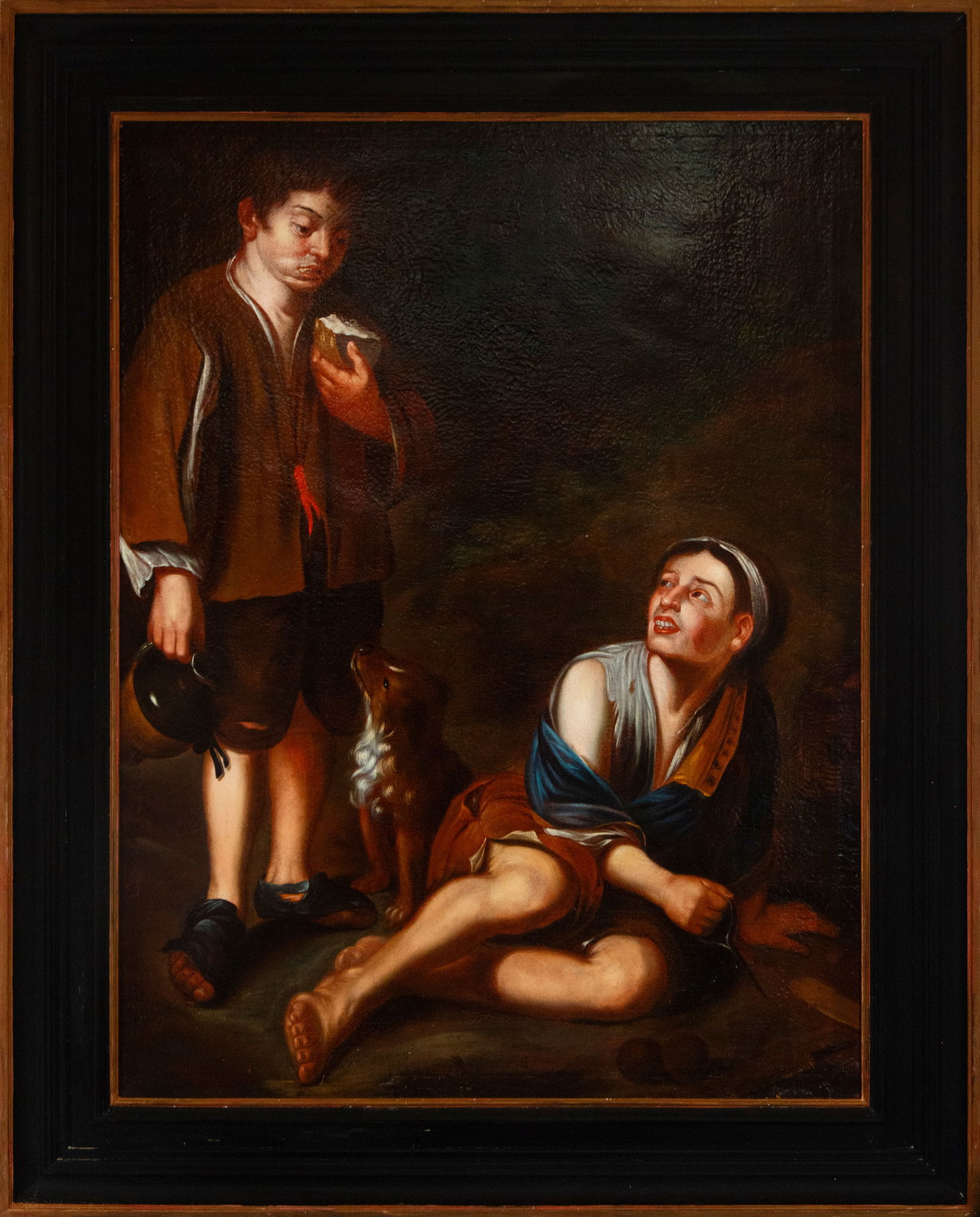 Attributed to Pedro Núñez de Villavicencio (Seville, 1644-Madrid, 1695) - Invitation to a Ring: Oil on canvas. Measurements: 135 cm x 102 cm.