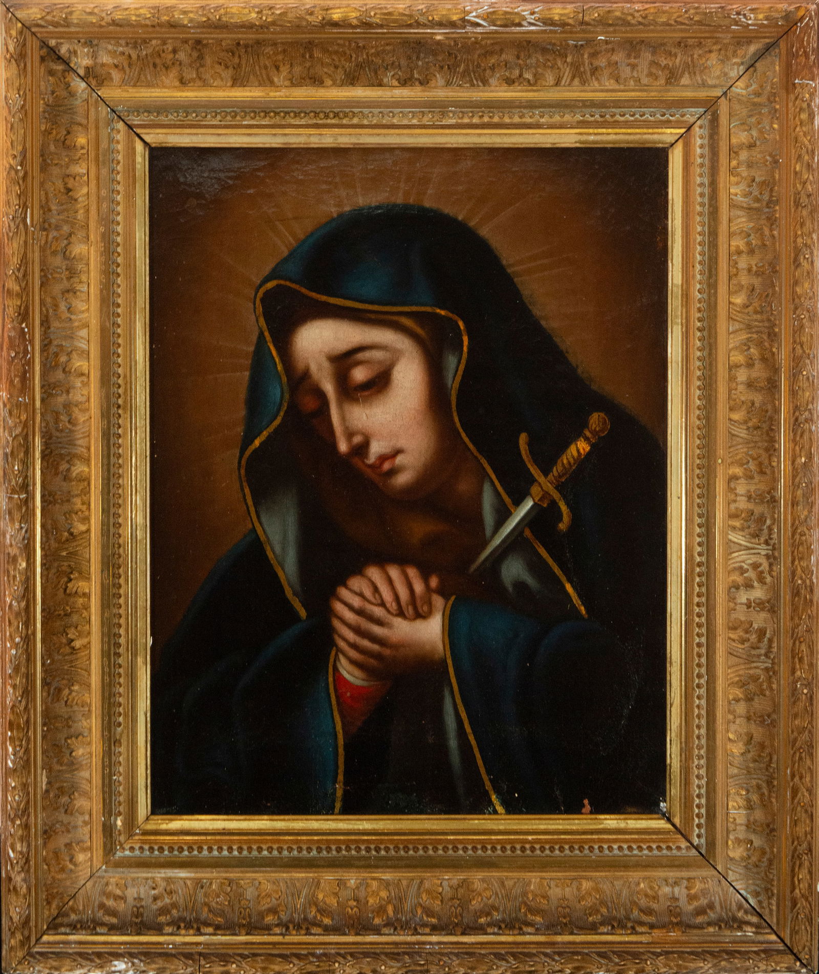 18th Century Mexican Colonial School - Our Lady of Sorrows (1 of 6)