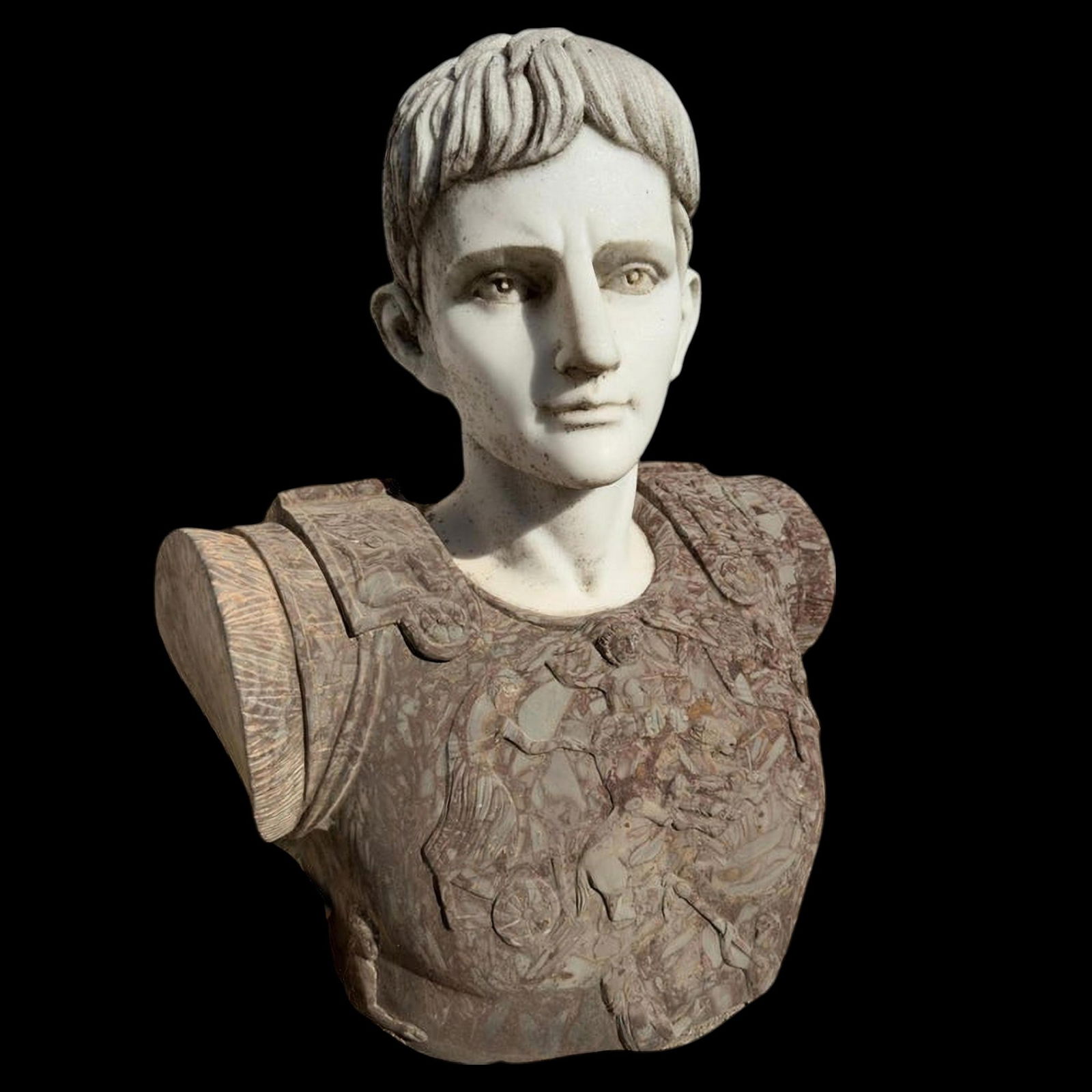Bust of a young Roman emperor, Italy, 20th century (1 of 5)