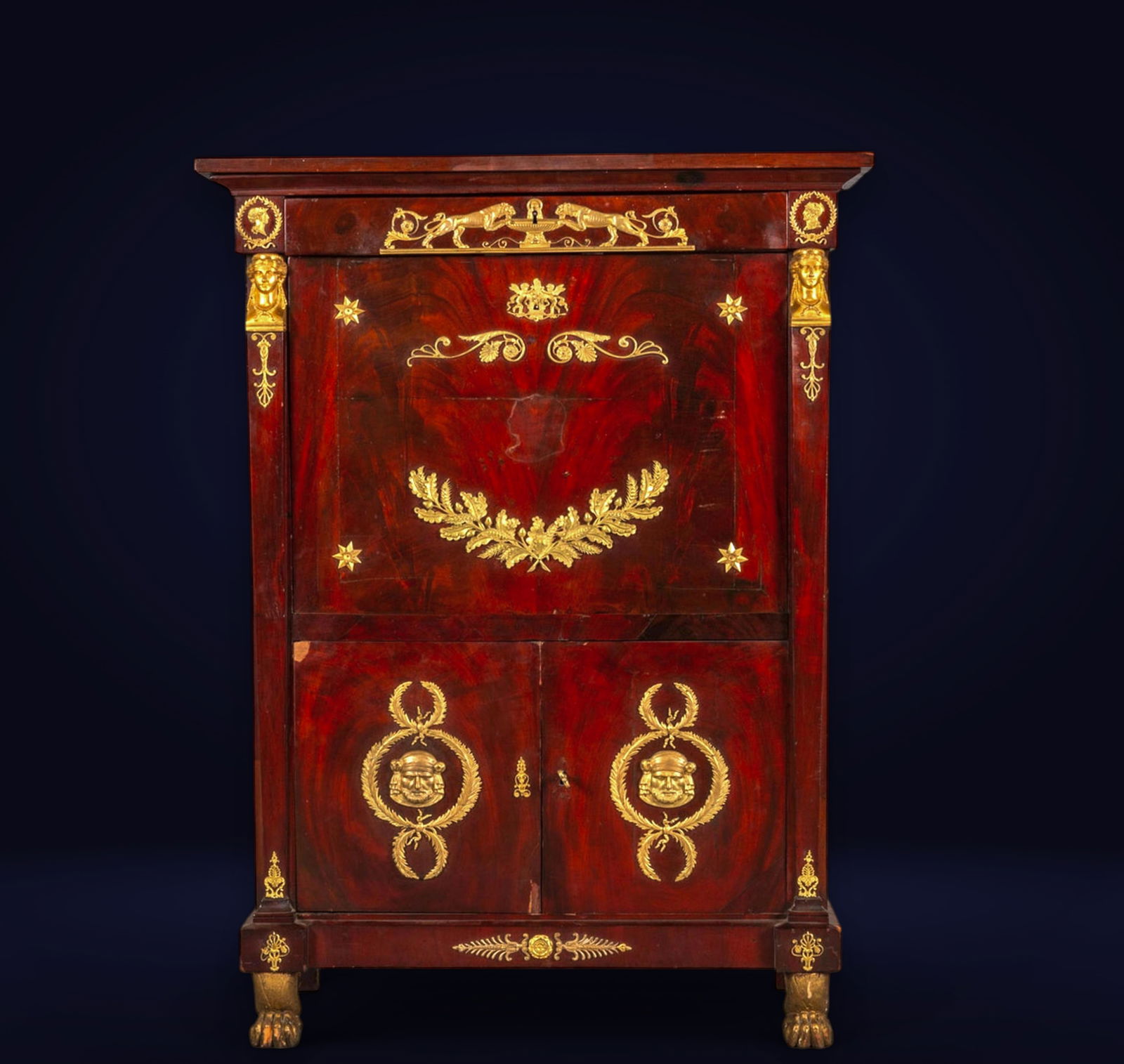 Napoleon III Empire style secretaire, France, 19th century (1 of 12)