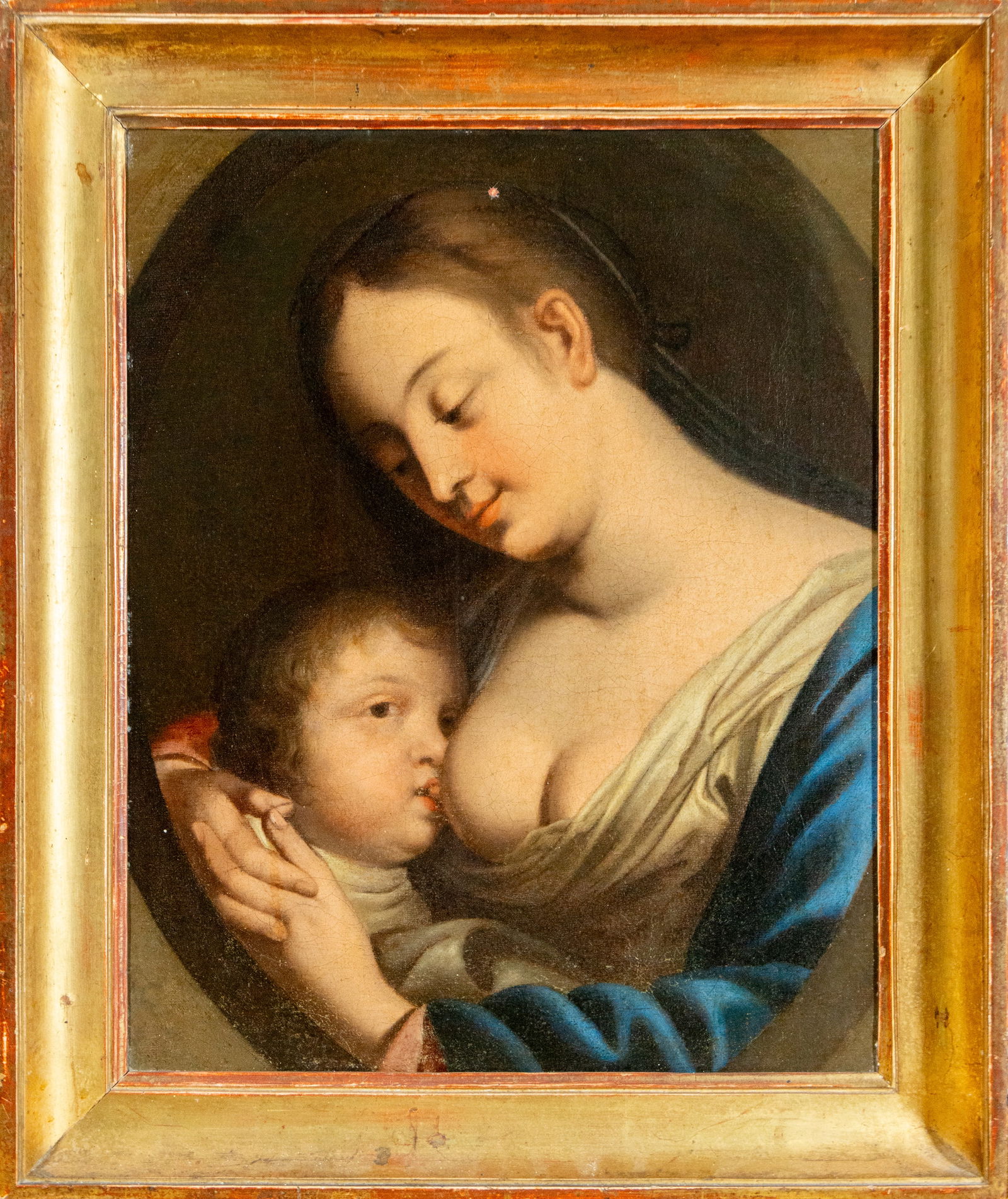Virgin of the Milk, Flemish school of the 17th century (1 of 5)