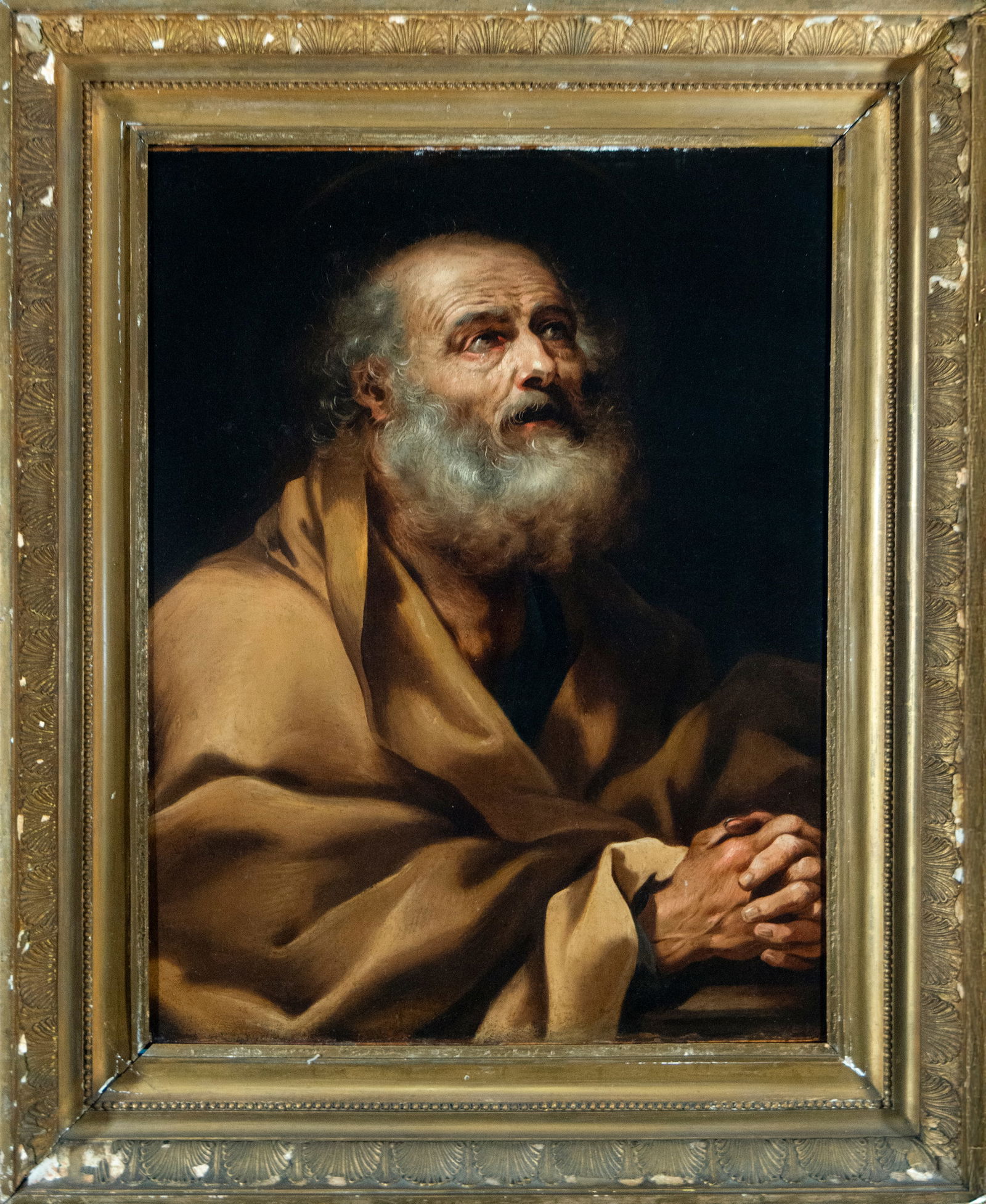 AURELIANO MILANI - The Repentance of Peter. (Bologna, 1675 - Rome, 1749) Italian 17th century (1 of 6)