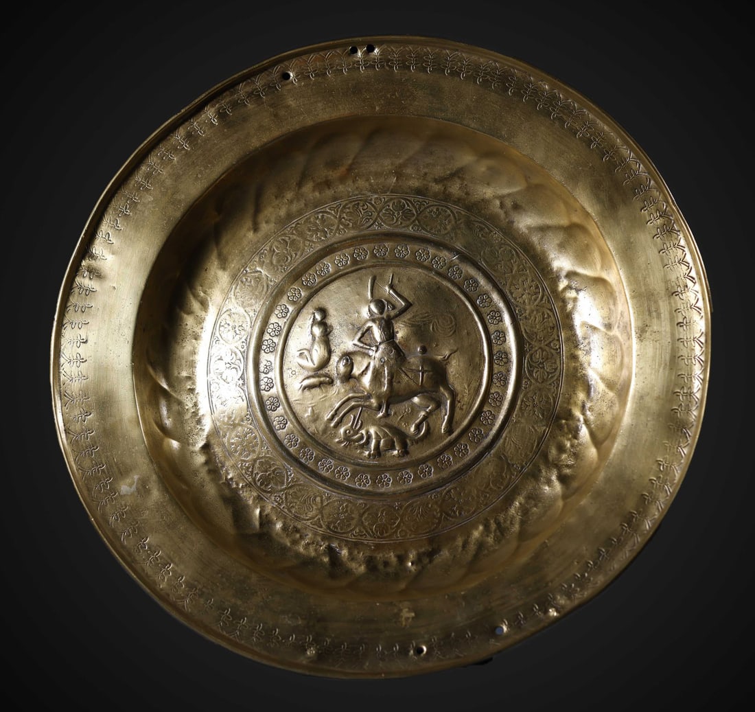Large Alms Plate from Nuremberg, Germany, 16th/17th century (1 of 3)