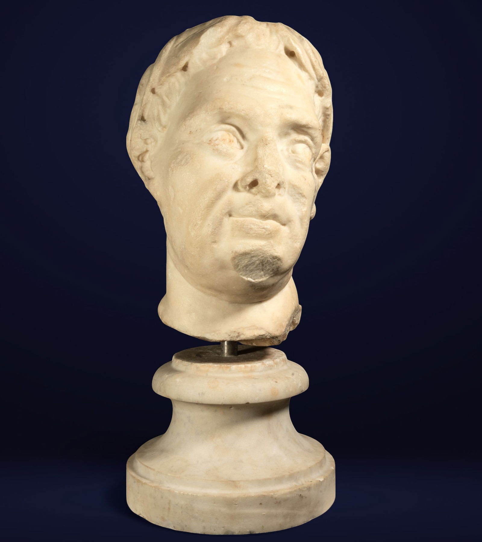 Monumental Head of a Roman Senator or Patrician in marble, Italy, possibly 16th or 17th century (1 of 10)