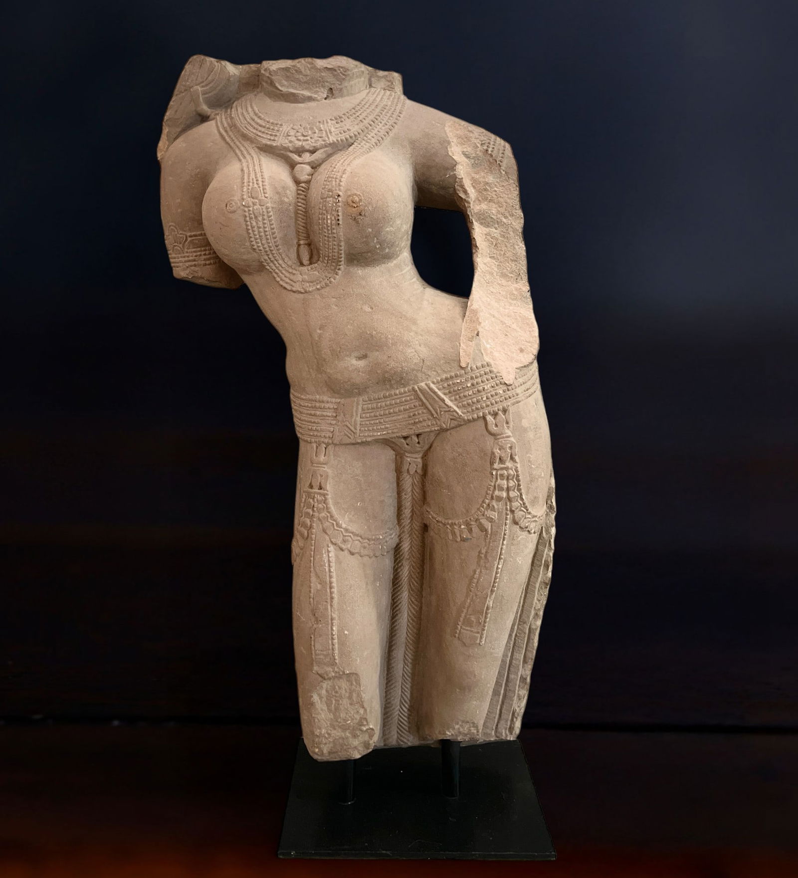 Spectacular and Rare Life-Size Torso of Goddess Shiva, Afghanistan / Northern India 7th to 10th (1 of 6)