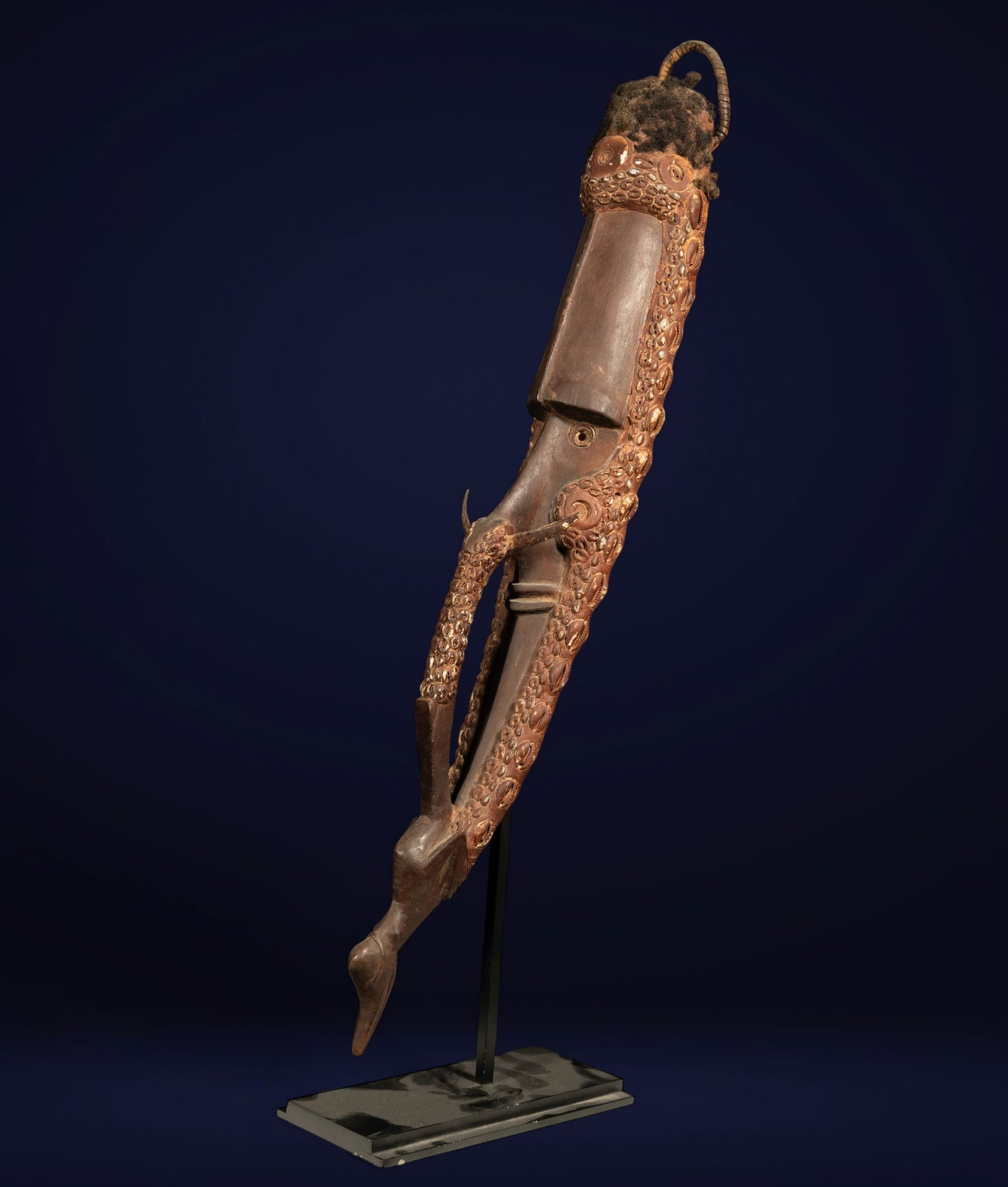 Rare Mei Mask Oceania Papua New Guinea in wood - Tribal Art - Early 20th century (1 of 7)