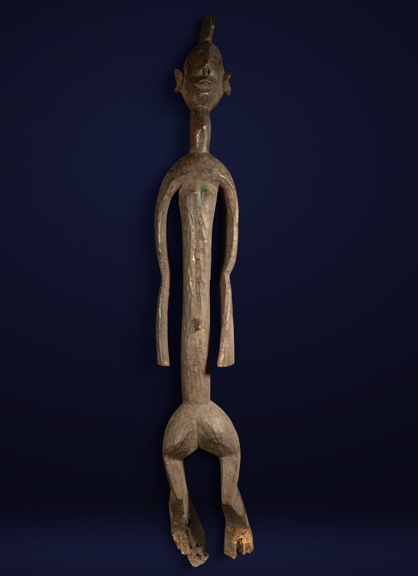 Spectacular and Large Rare Nigerian Mumuye Figure - African Art - Early 20th Century (1 of 8)