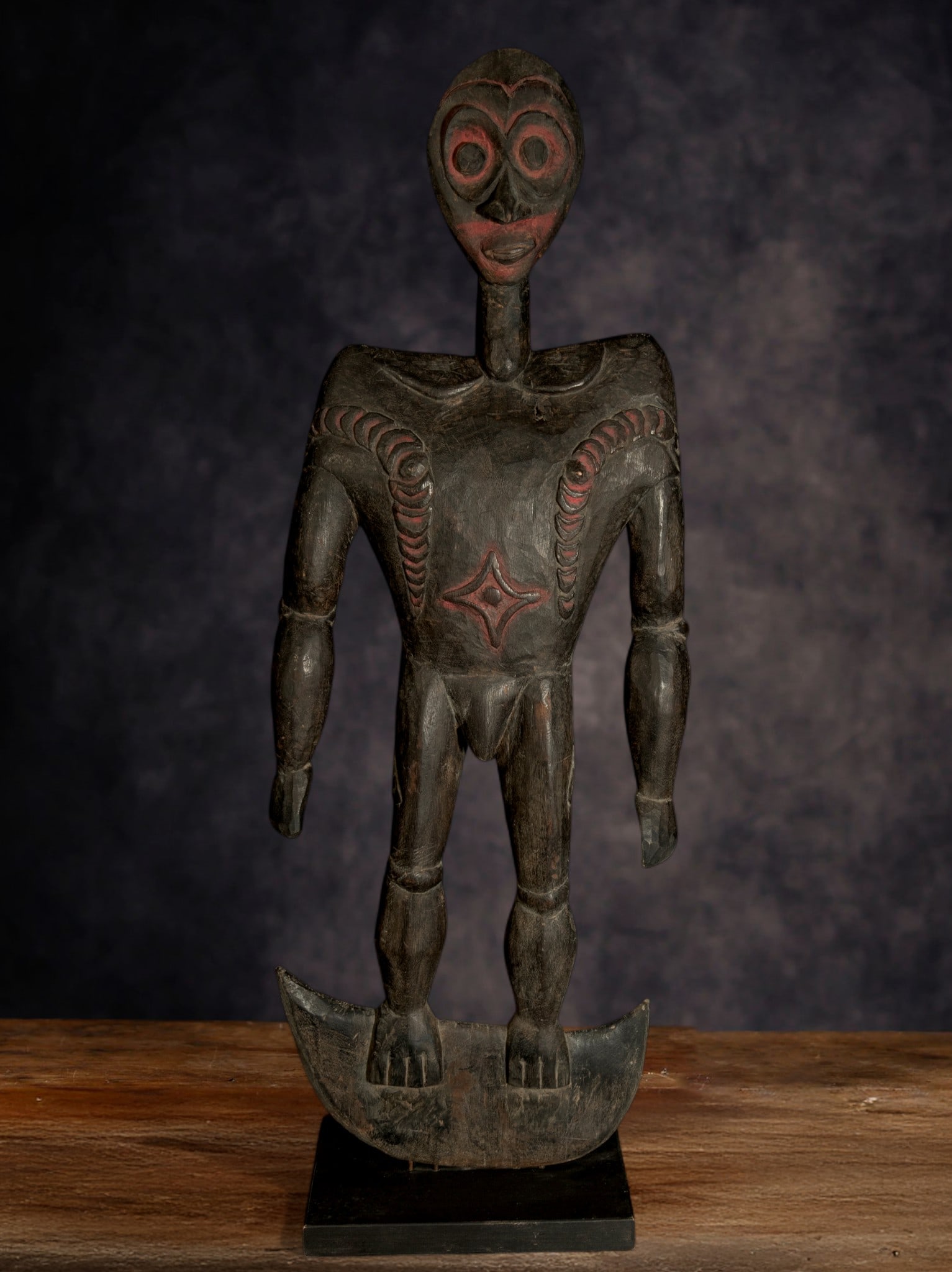 Monumental Ancestor God in Wood Oceania, early 20th century (1 of 7)
