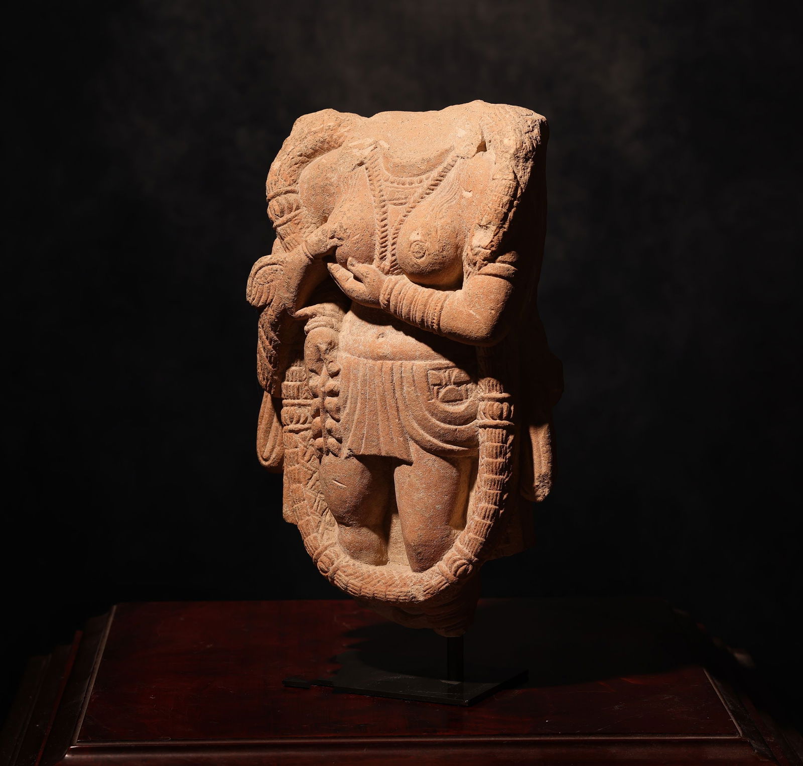 Kushan Torso - Tara - Northern India, in stone (1 of 4)