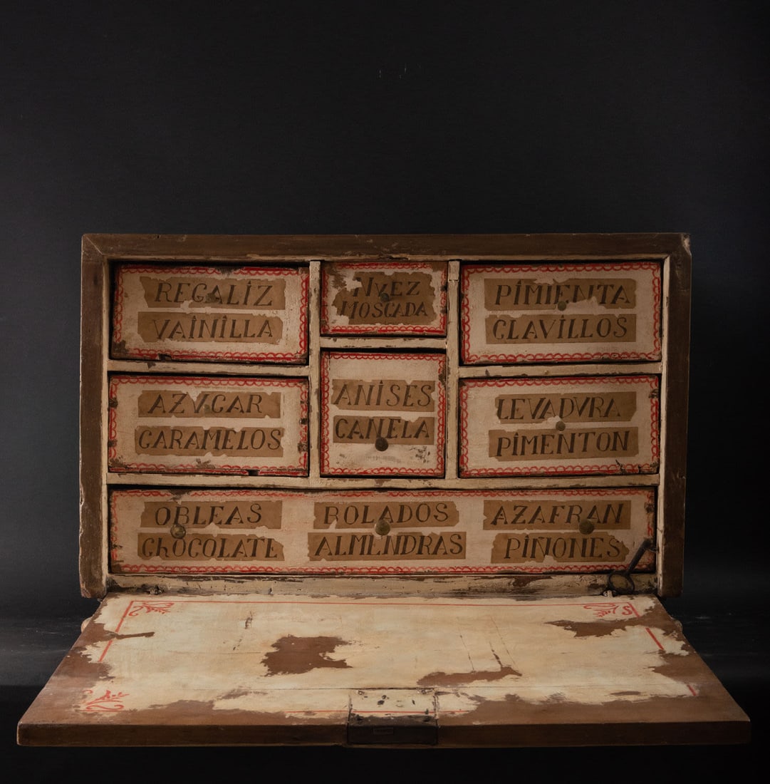 Rare Spanish Bargueño, 17th century (1 of 5)