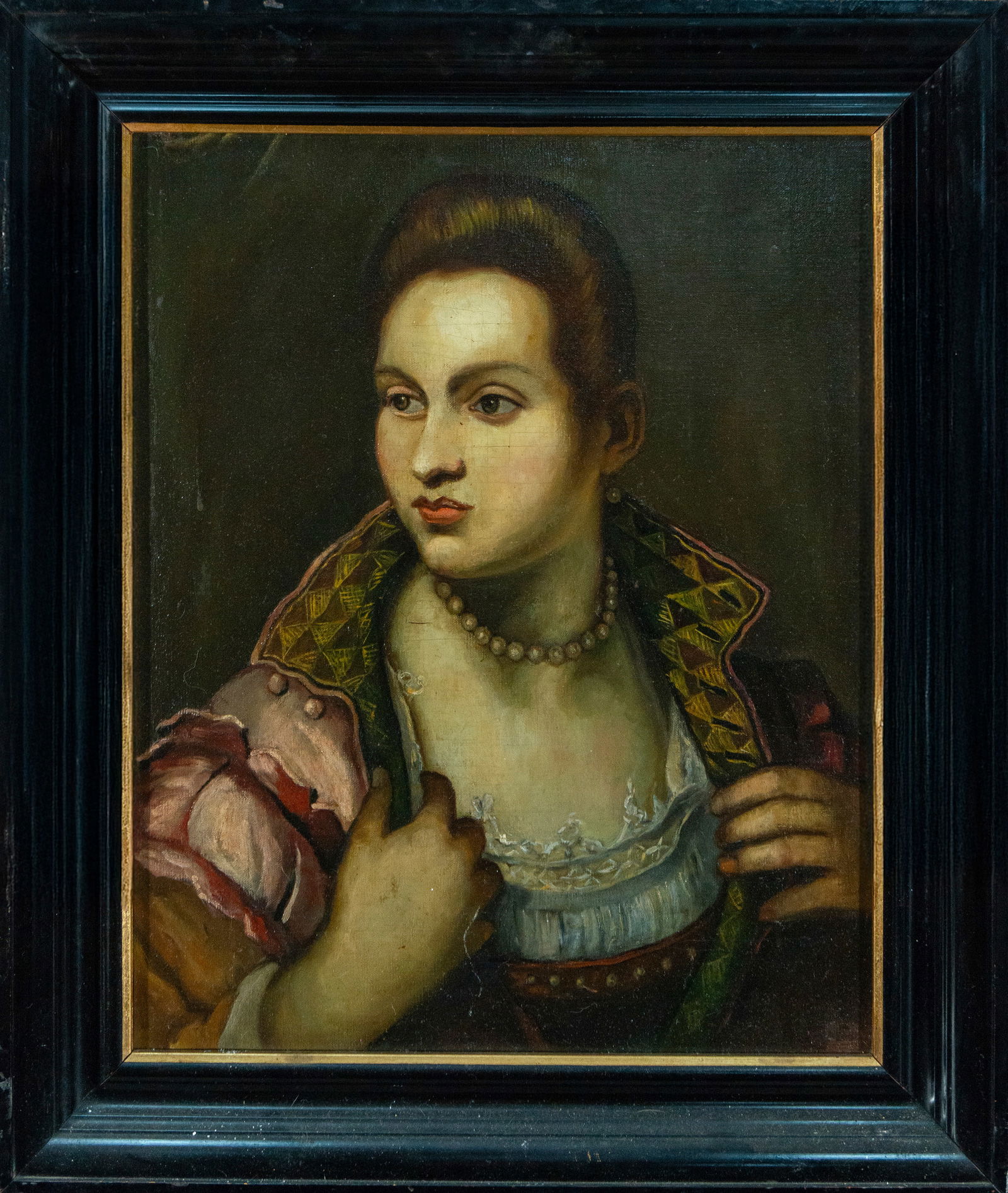 Portrait of a Lady. Italian School, follower of Titian. 20th century (1 of 4)