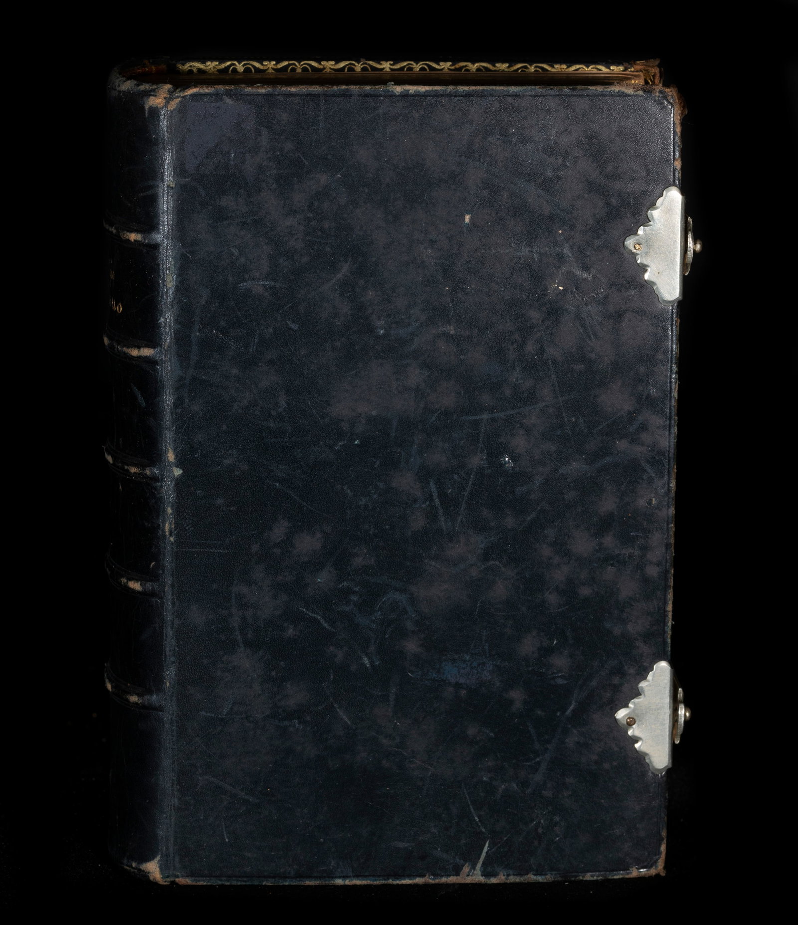 Modernist Catechesis Book in leather and silver (1 of 20)