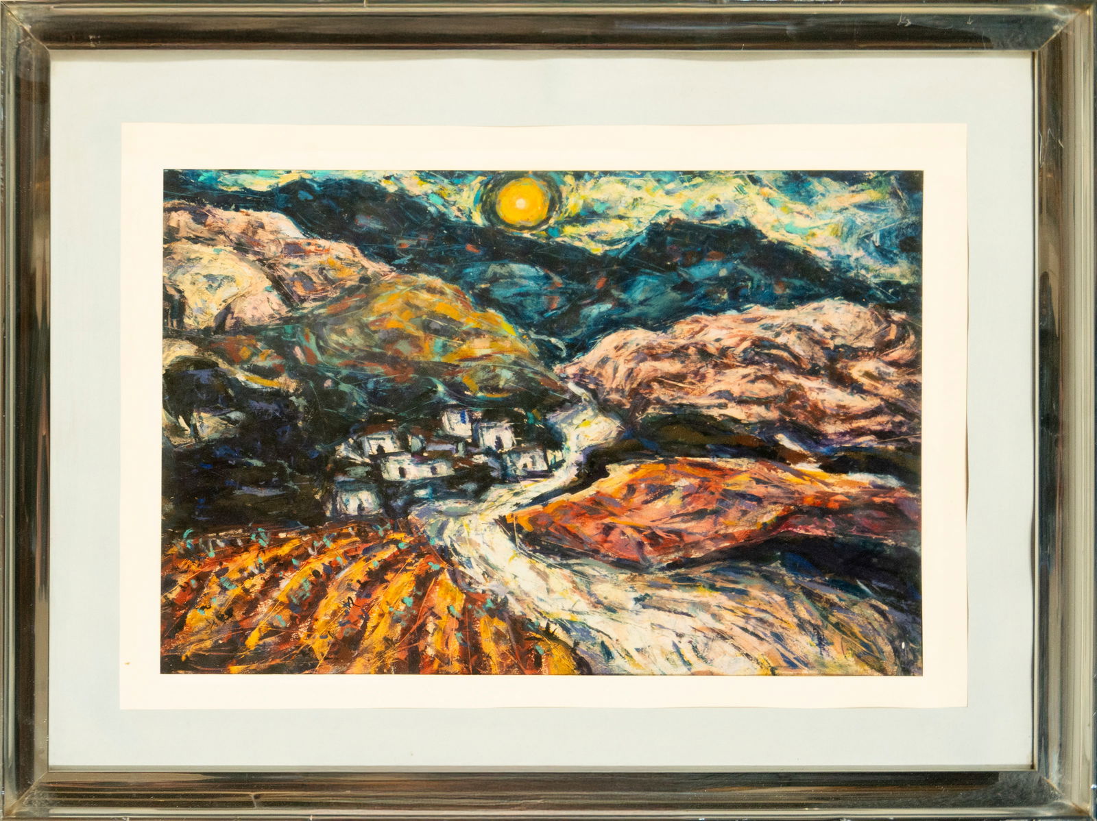 Dawn in the Valley. Spanish School. 20th Century. (1 of 3)