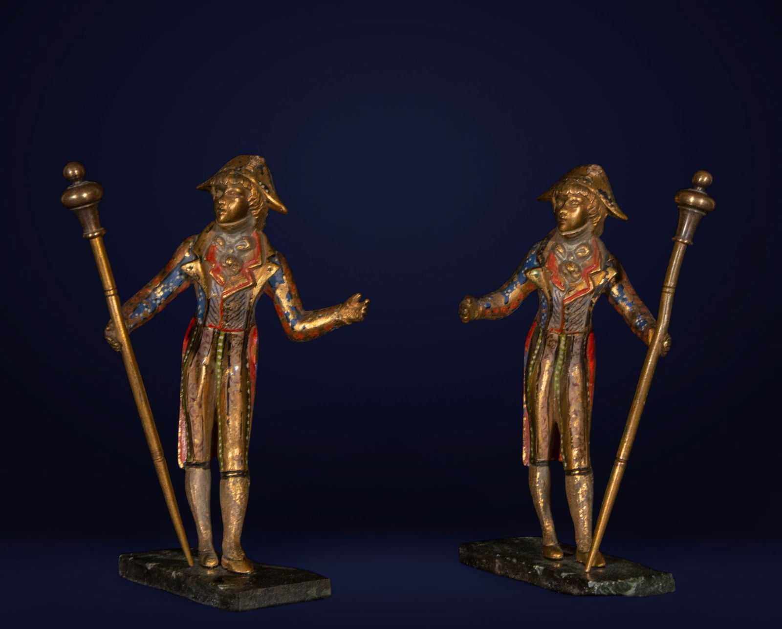 Pair of French Royal Pages in bronze (French School, 19th century) (1 of 7)
