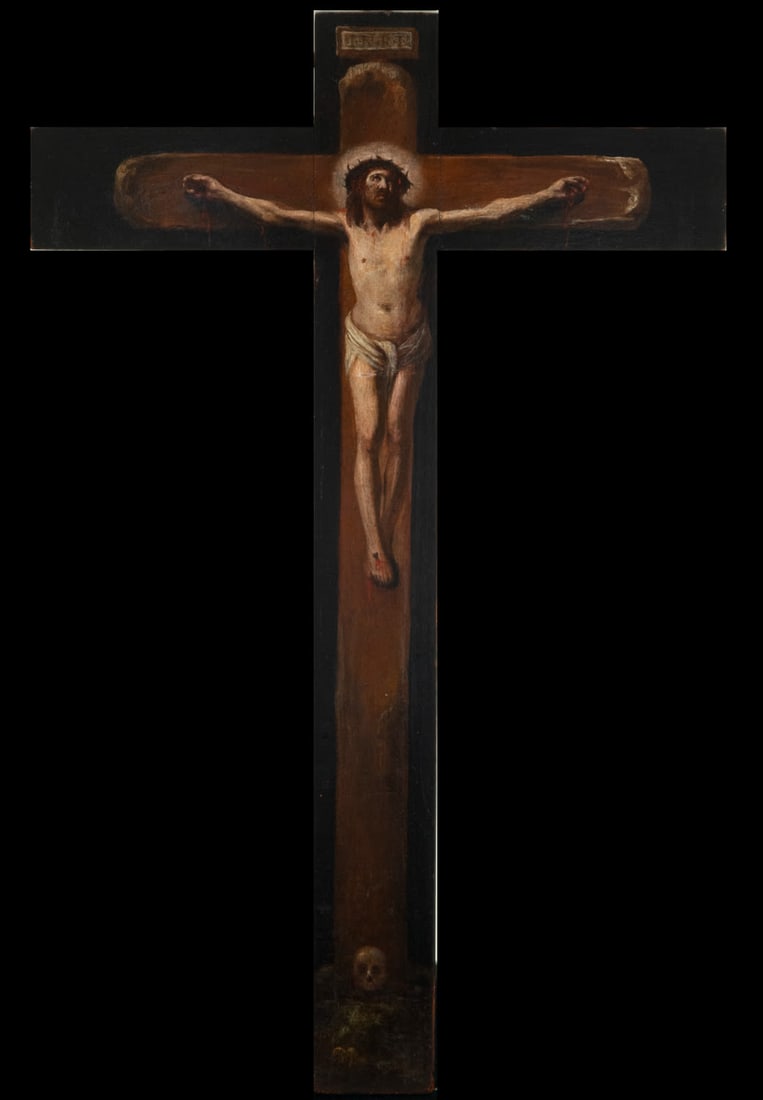 Rare 18th century colonial Mexican Cell Cross (1 of 20)