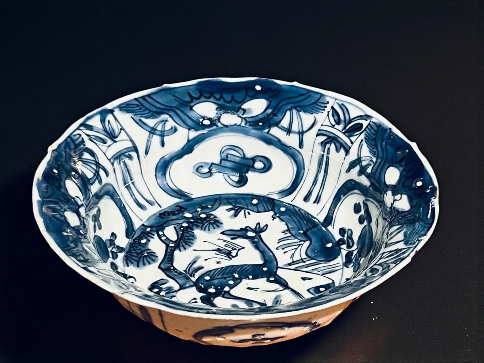 Rare Ming Dynasty Wanli Chinese bowl, Chinese export to Europe, 16th century (1 of 6)