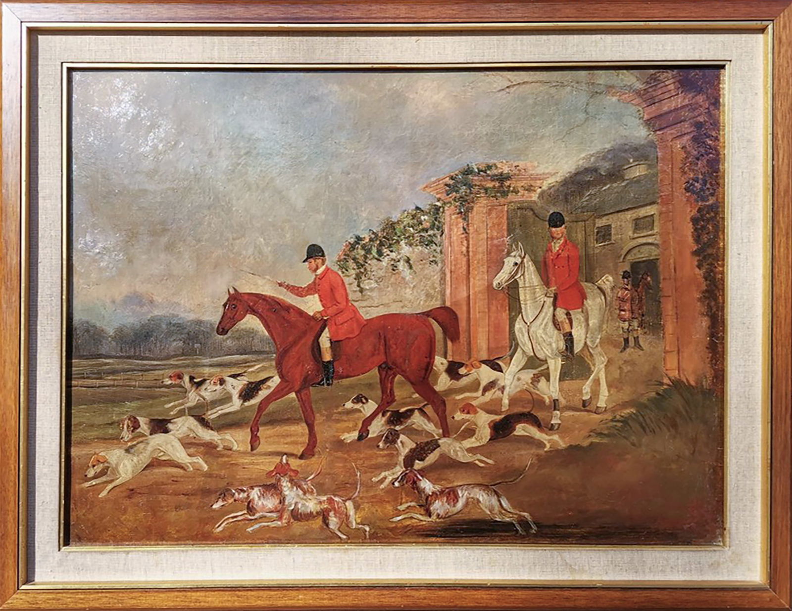 18th Century English School - Hunting Scene (1 of 5)