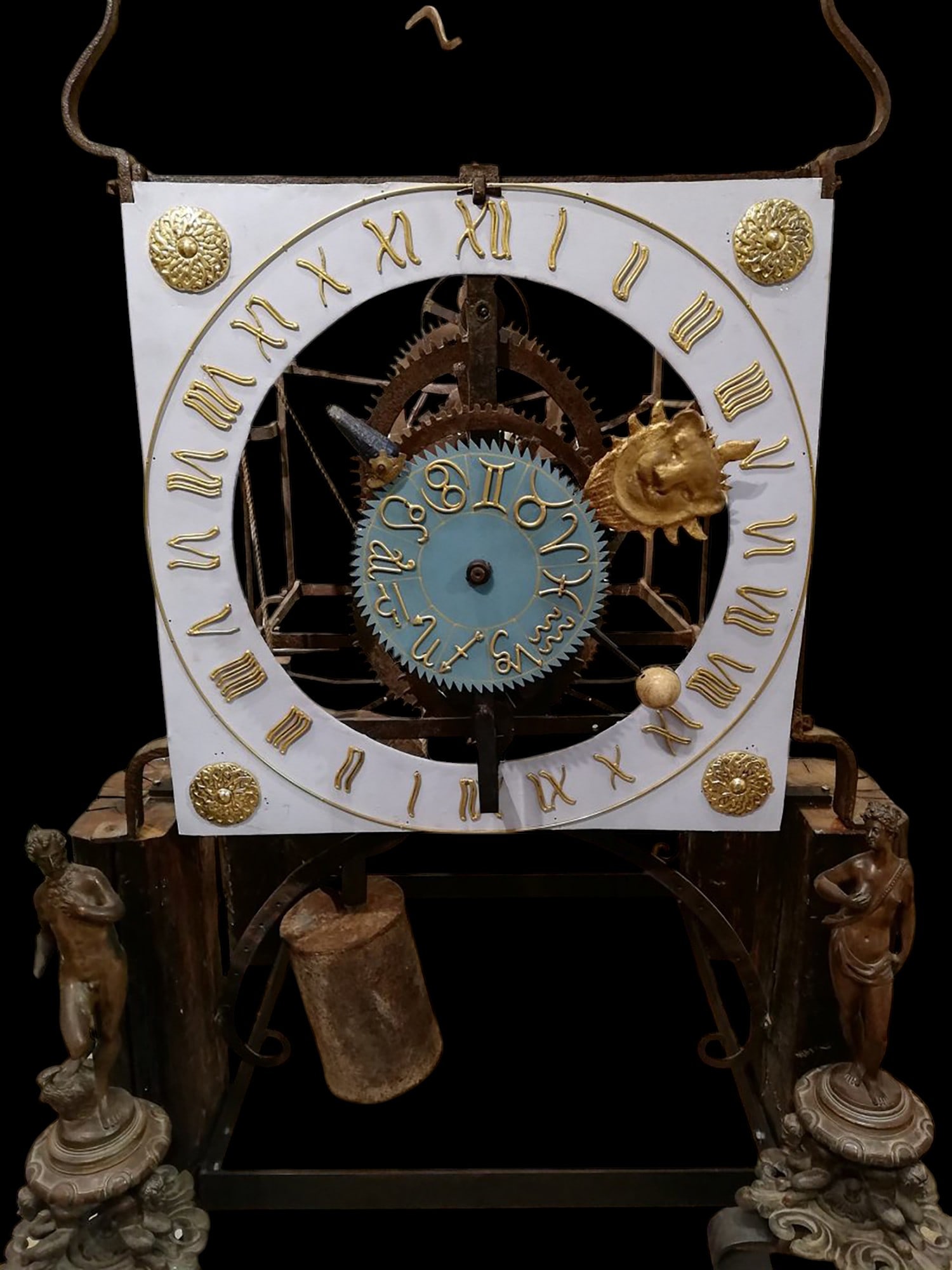 Tower clock with zodiac signs, 16th century (1 of 6)