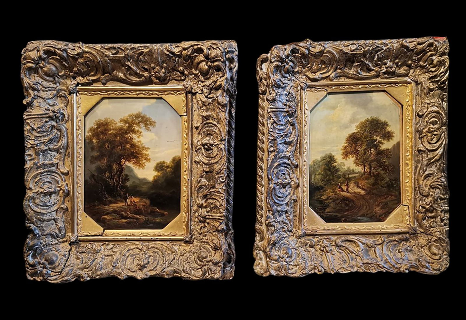19th Century Dutch School - Pair of Country Scenes (1 of 6)