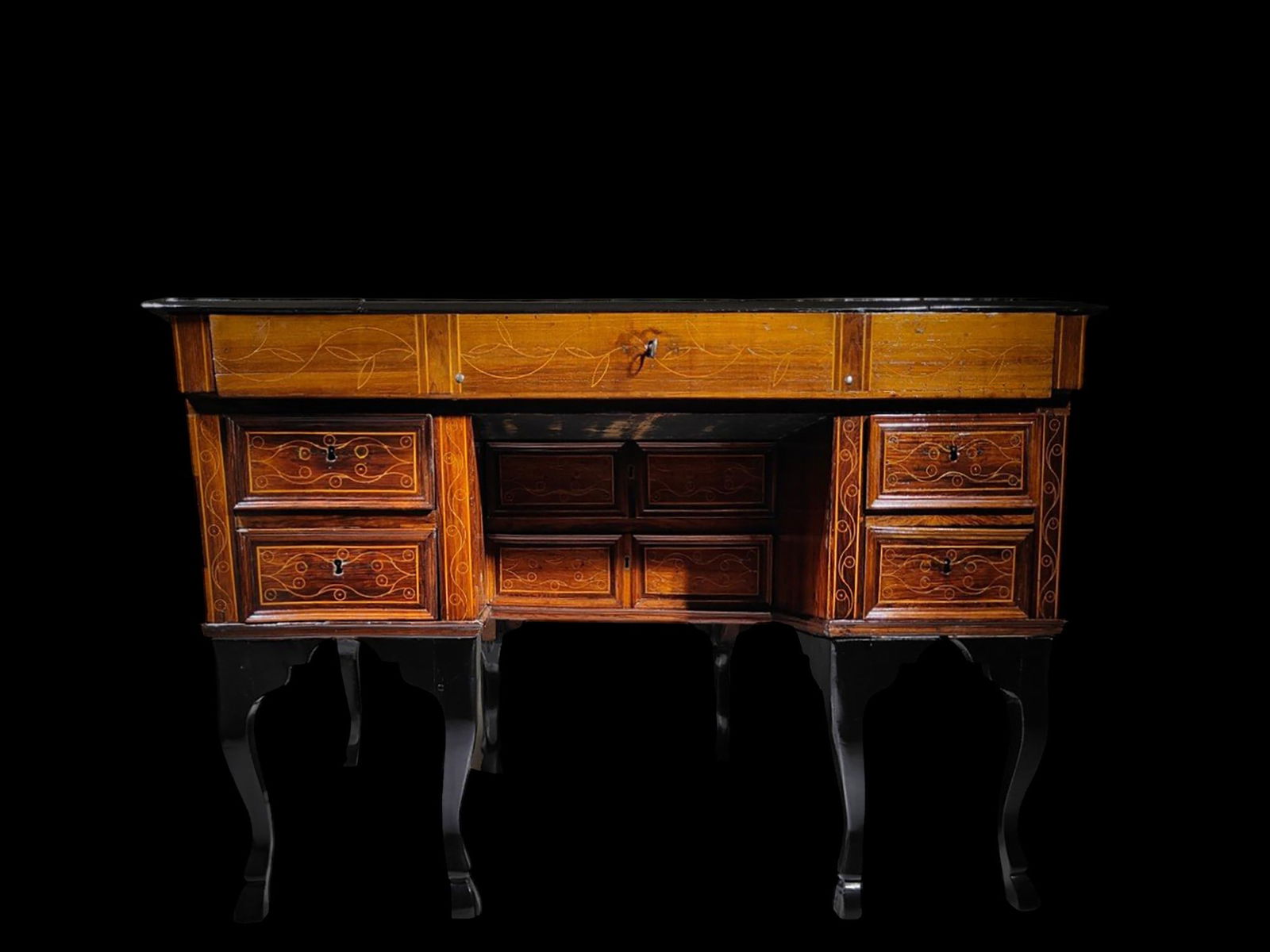 Desk in the style of Philip V, Spain, 17th century (1 of 5)