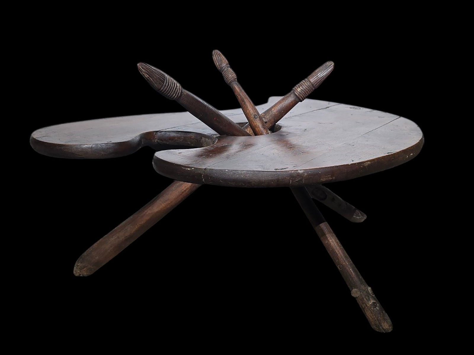 Table in the shape of a painter's palette, France, 19th century (1 of 7)