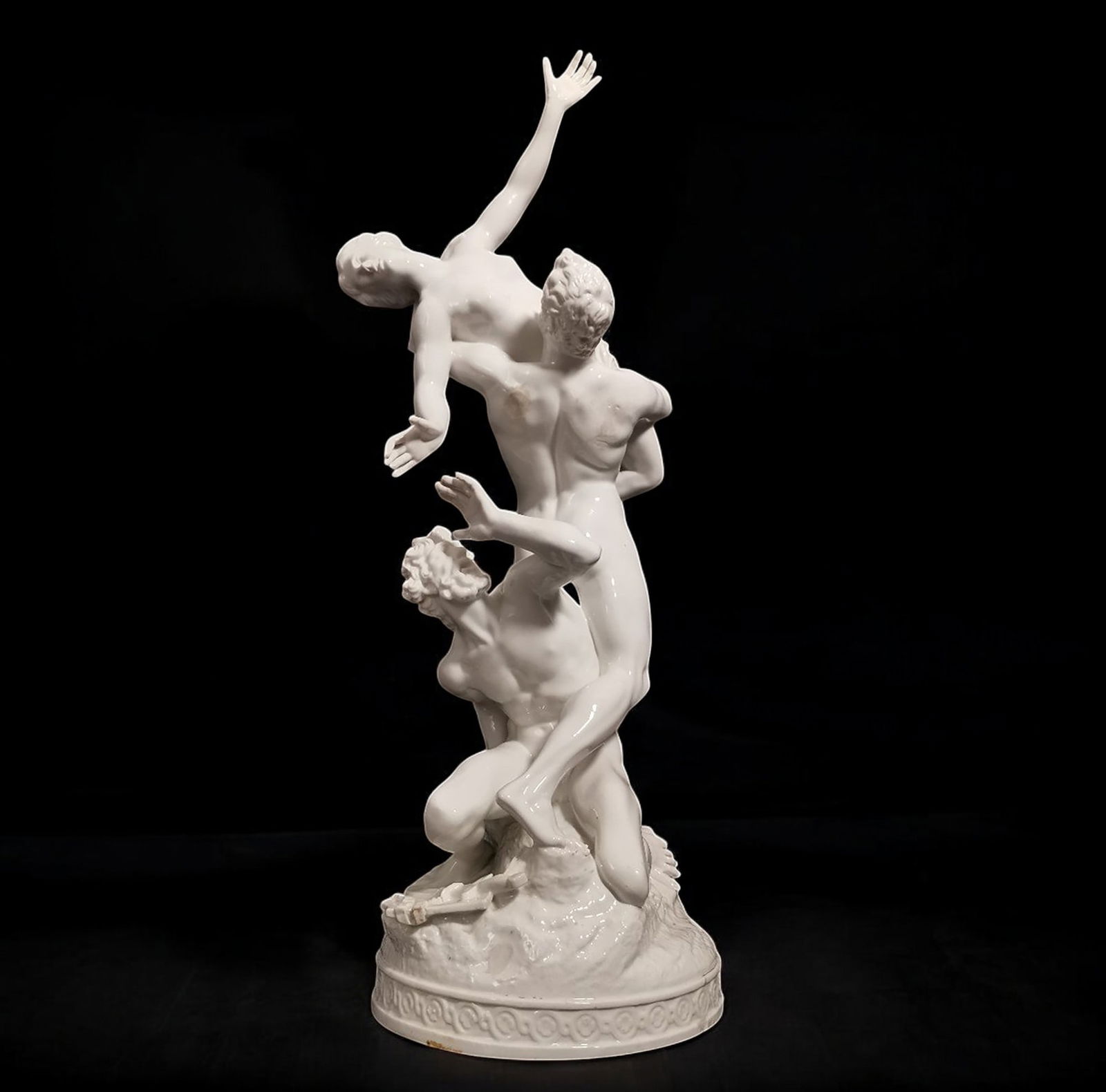 Porcelain sculpture of the Rape of Proserpina, Italy, 19th century (1 of 4)