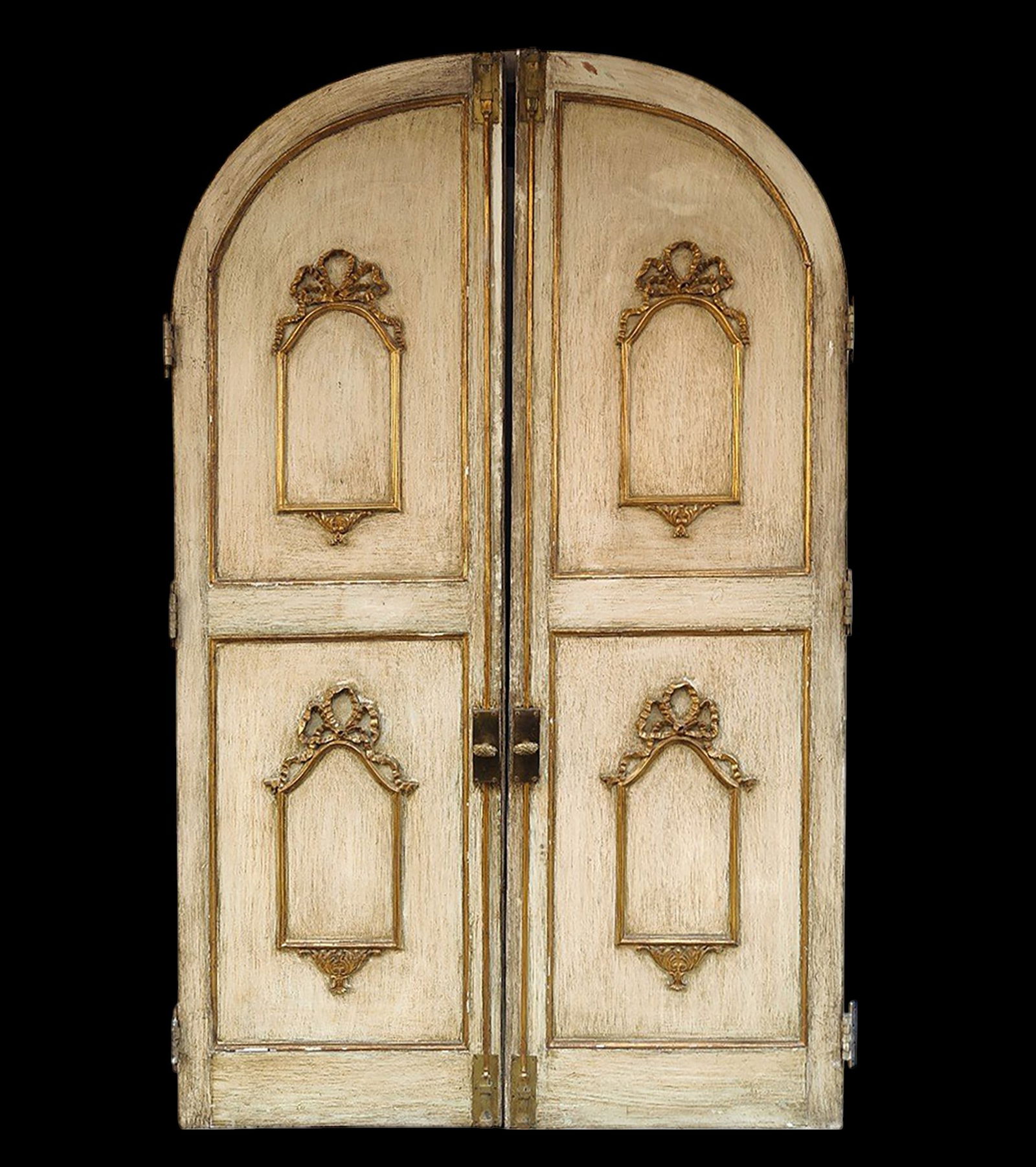 Carved and gilded wooden door with mirrors, Italy, 19th century (1 of 3)