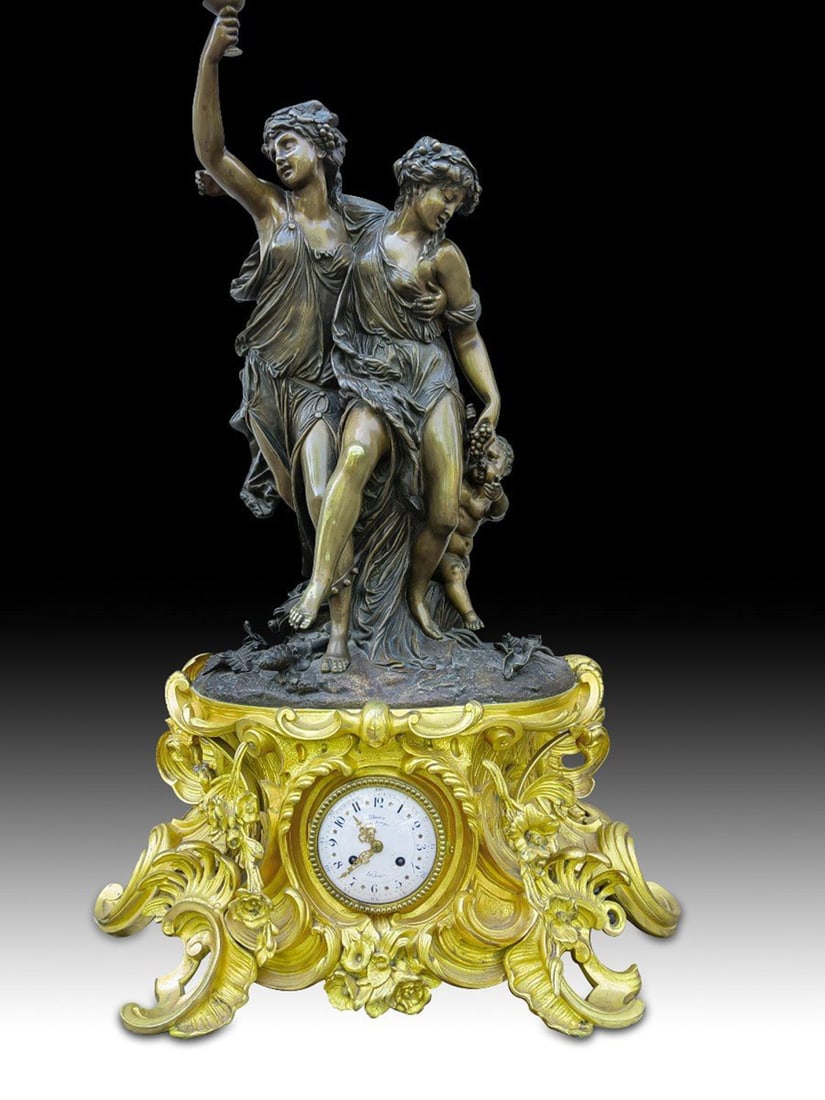 Monumental Large Clodion Pendulum Clock, French , 19th century (1 of 12)